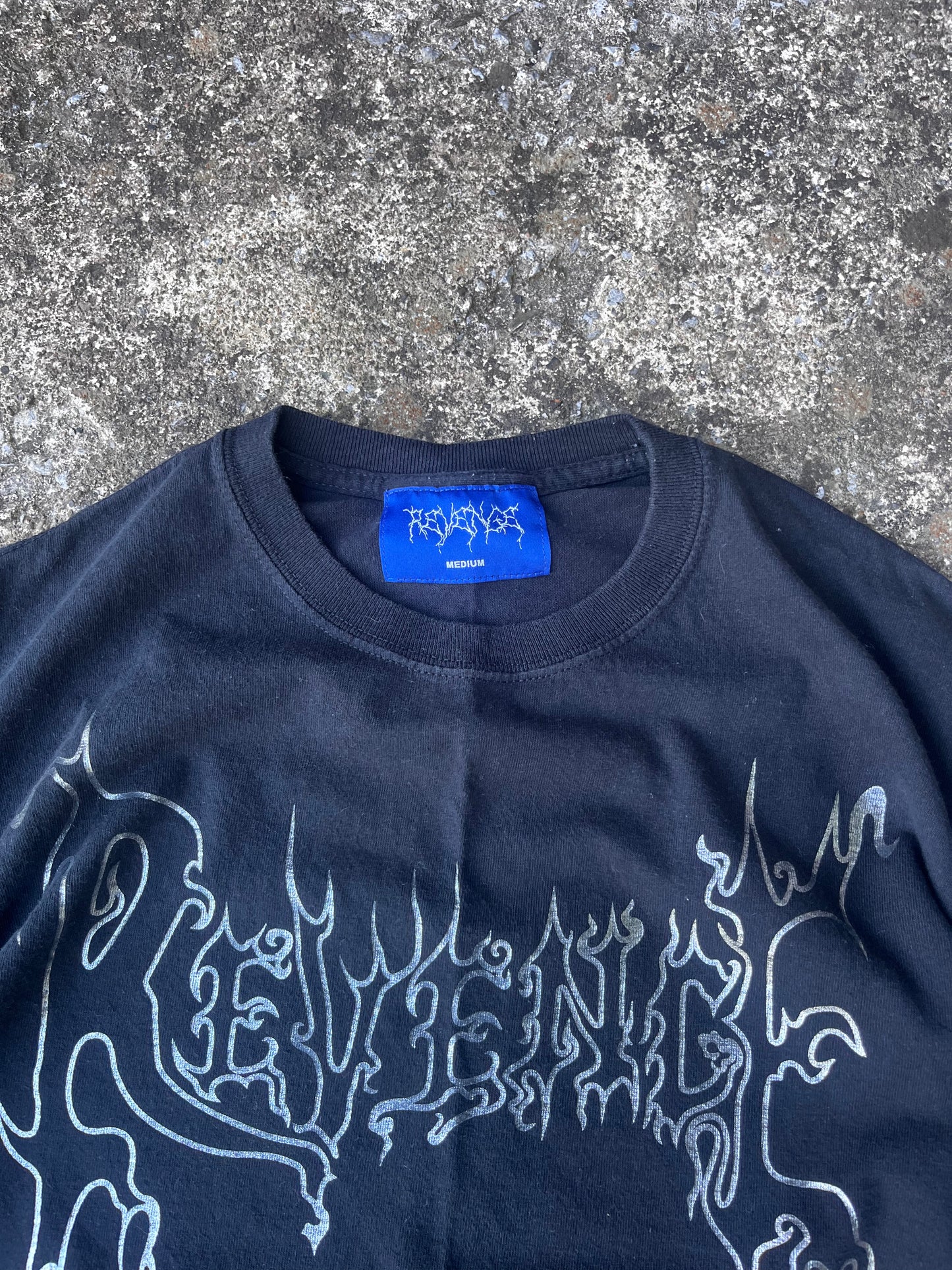 REVENGE HEAVY METAL LOGO TEE (M)