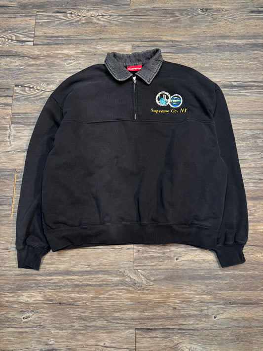 SUPREME NYC QUARTER ZIP JACKET (SMALL)