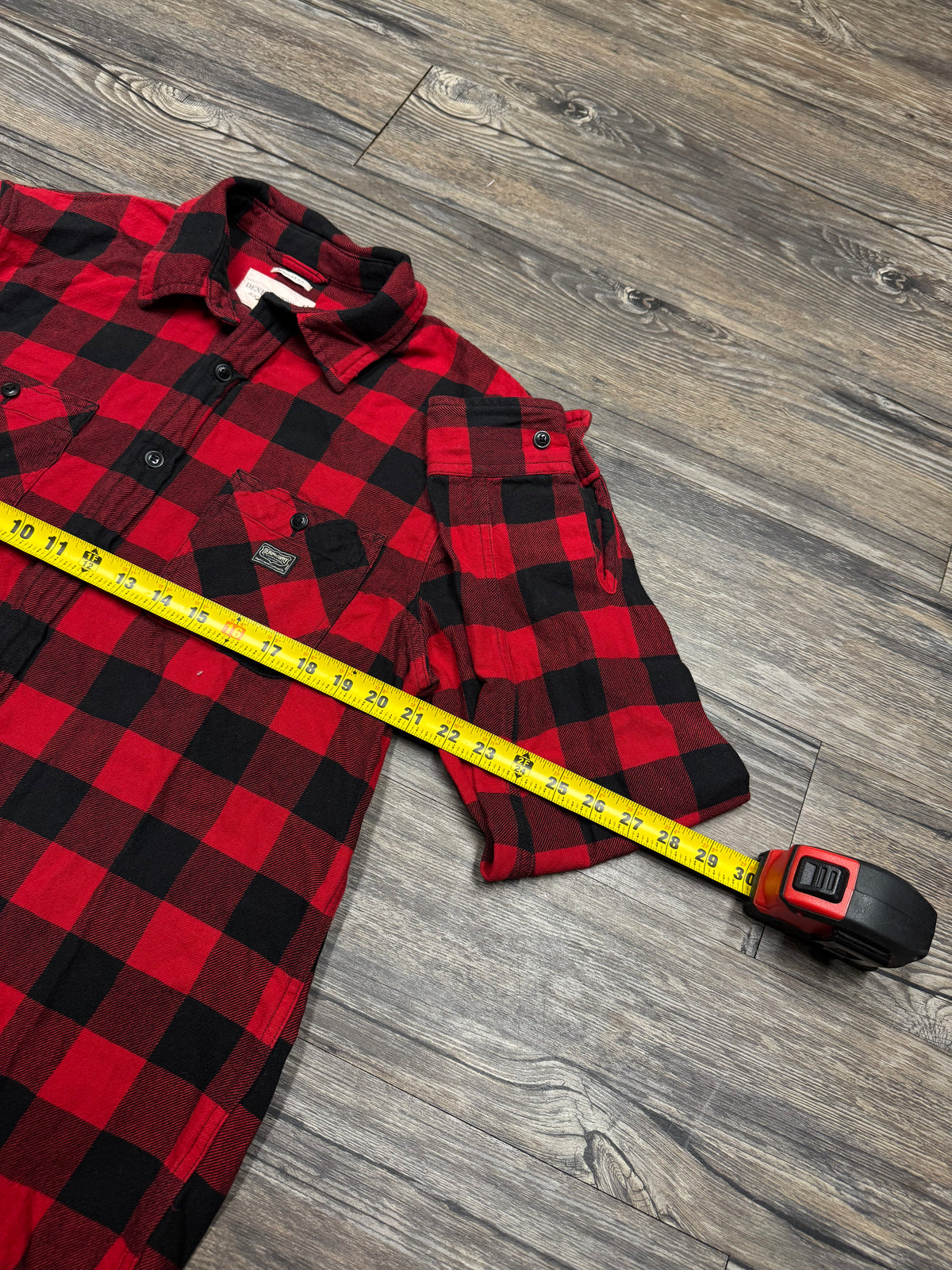 POLO RALPH LAUREN DENIM & SUPPLY BUFFALO PLAID BUTTON UP (M)