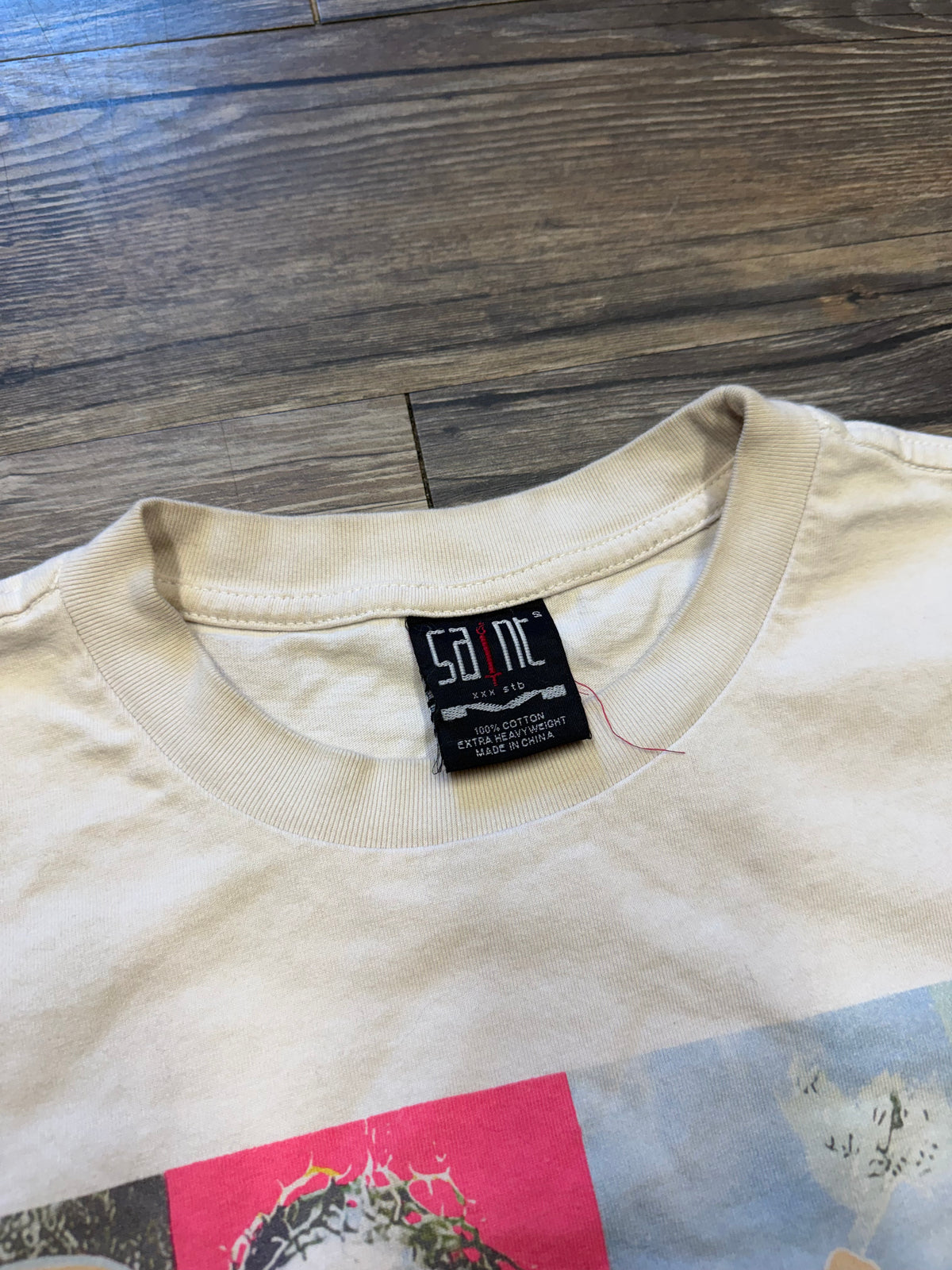 SAINT MICHAEL VINTAGE HEAVEN T-SHIRT (S)