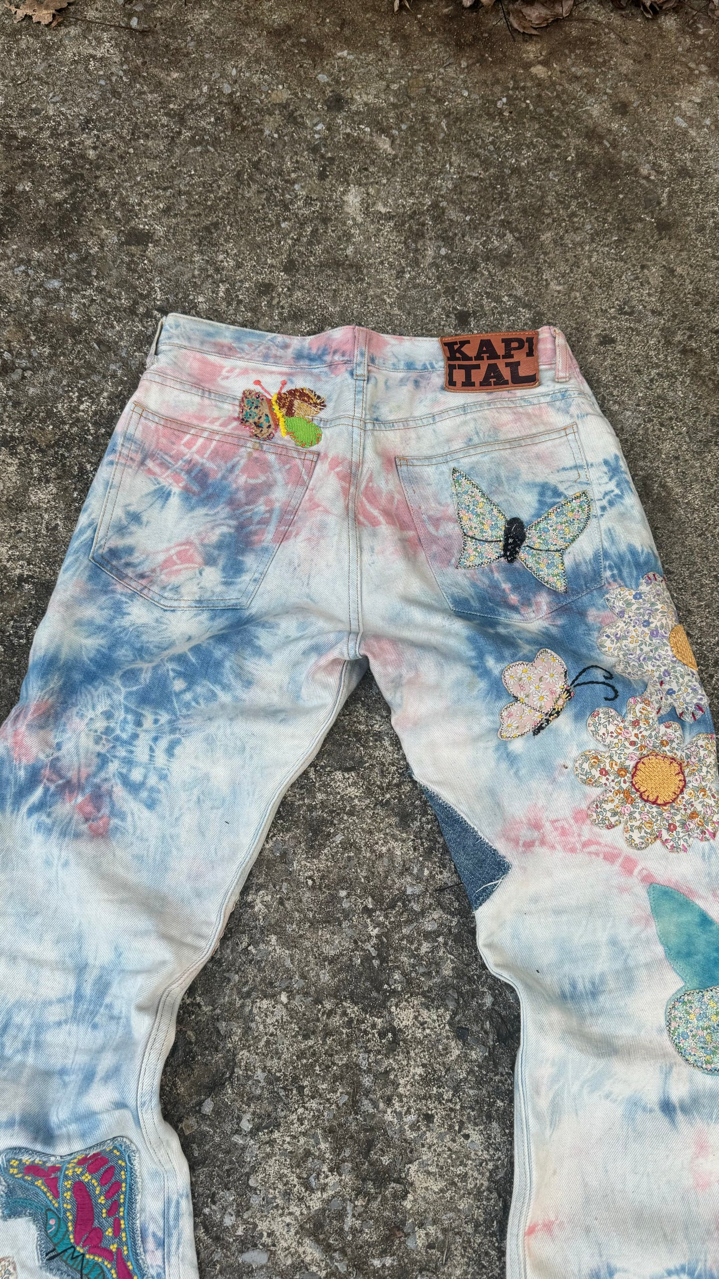 KAPITAL TIE-DYE SELVEDGE DENIM (32)