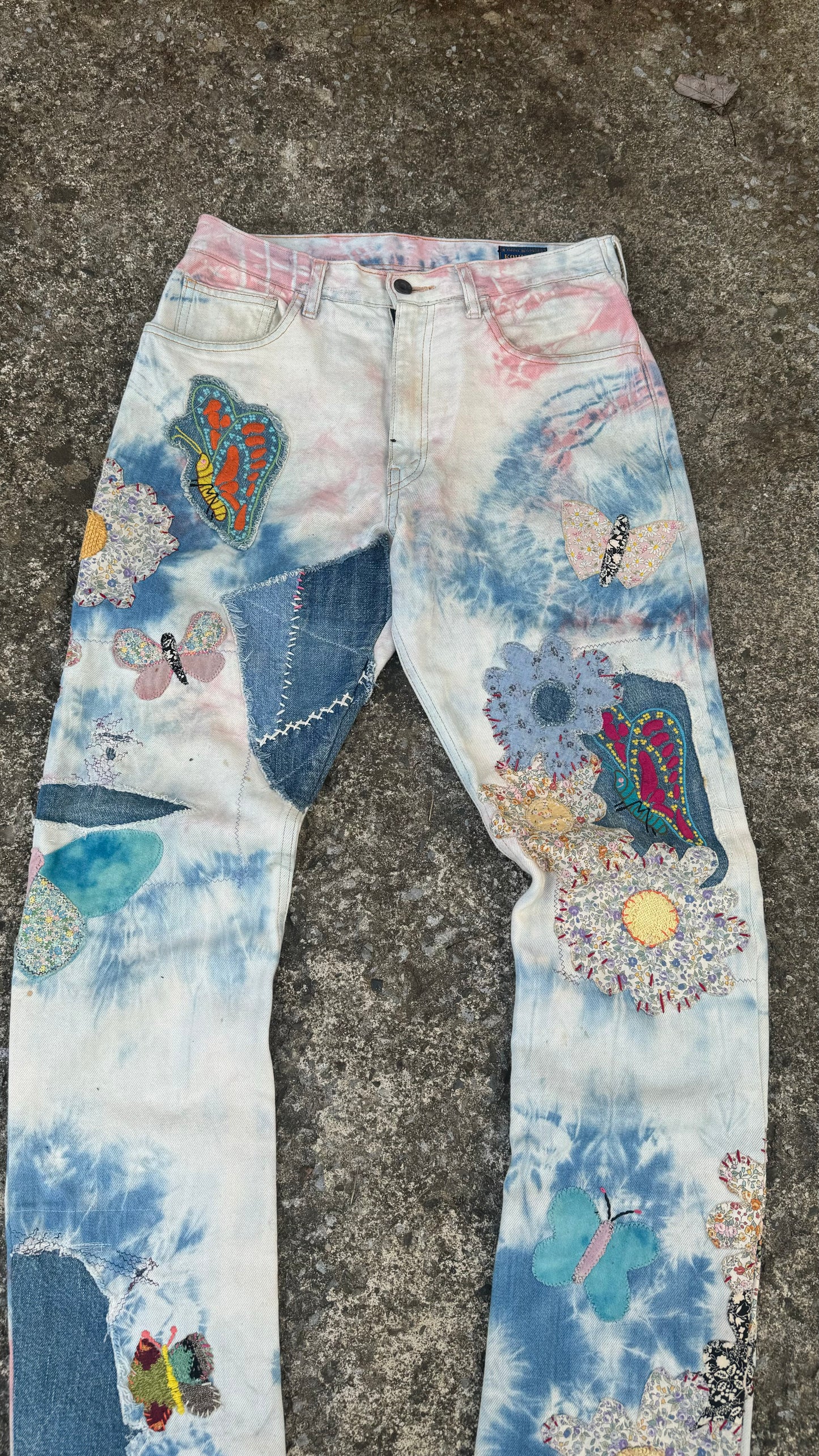 KAPITAL TIE-DYE SELVEDGE DENIM (32)