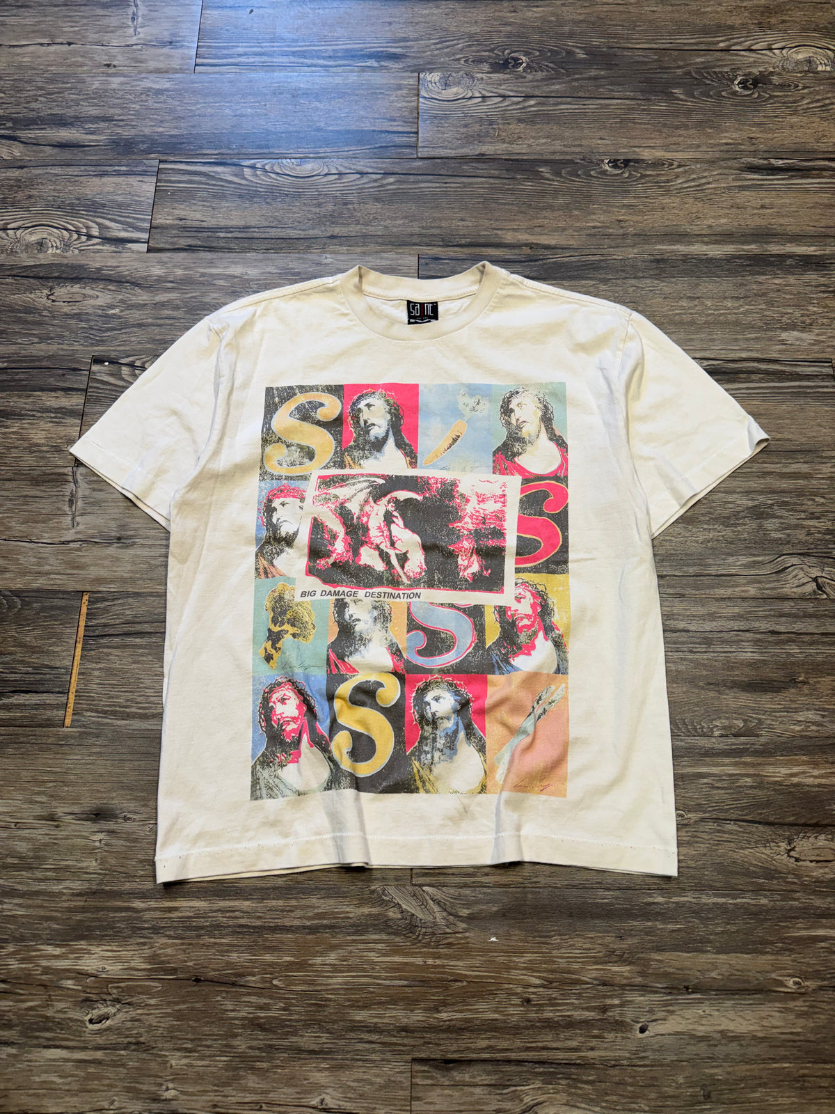 SAINT MICHAEL VINTAGE HEAVEN T-SHIRT (S)