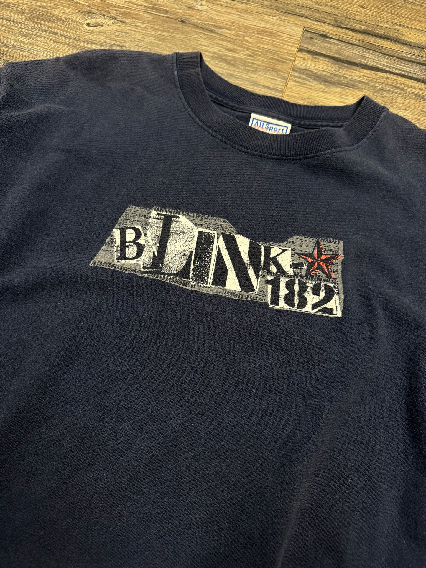 VINTAGE BLINK182 SHORT SLEEVE BAND T SHIRT (XL)
