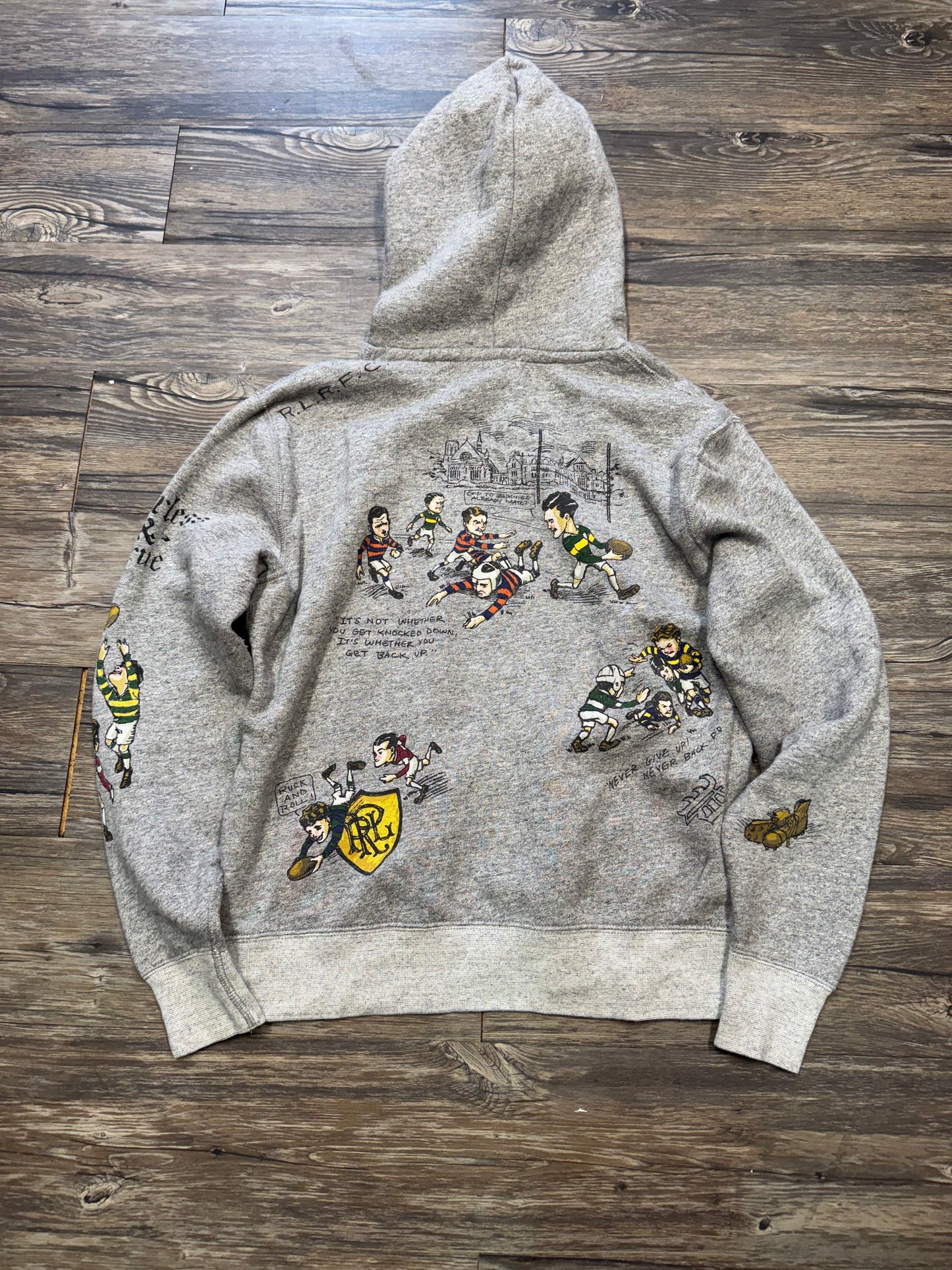 POLO RALPH LAUREN SENIOR CORD HOODIE (L)