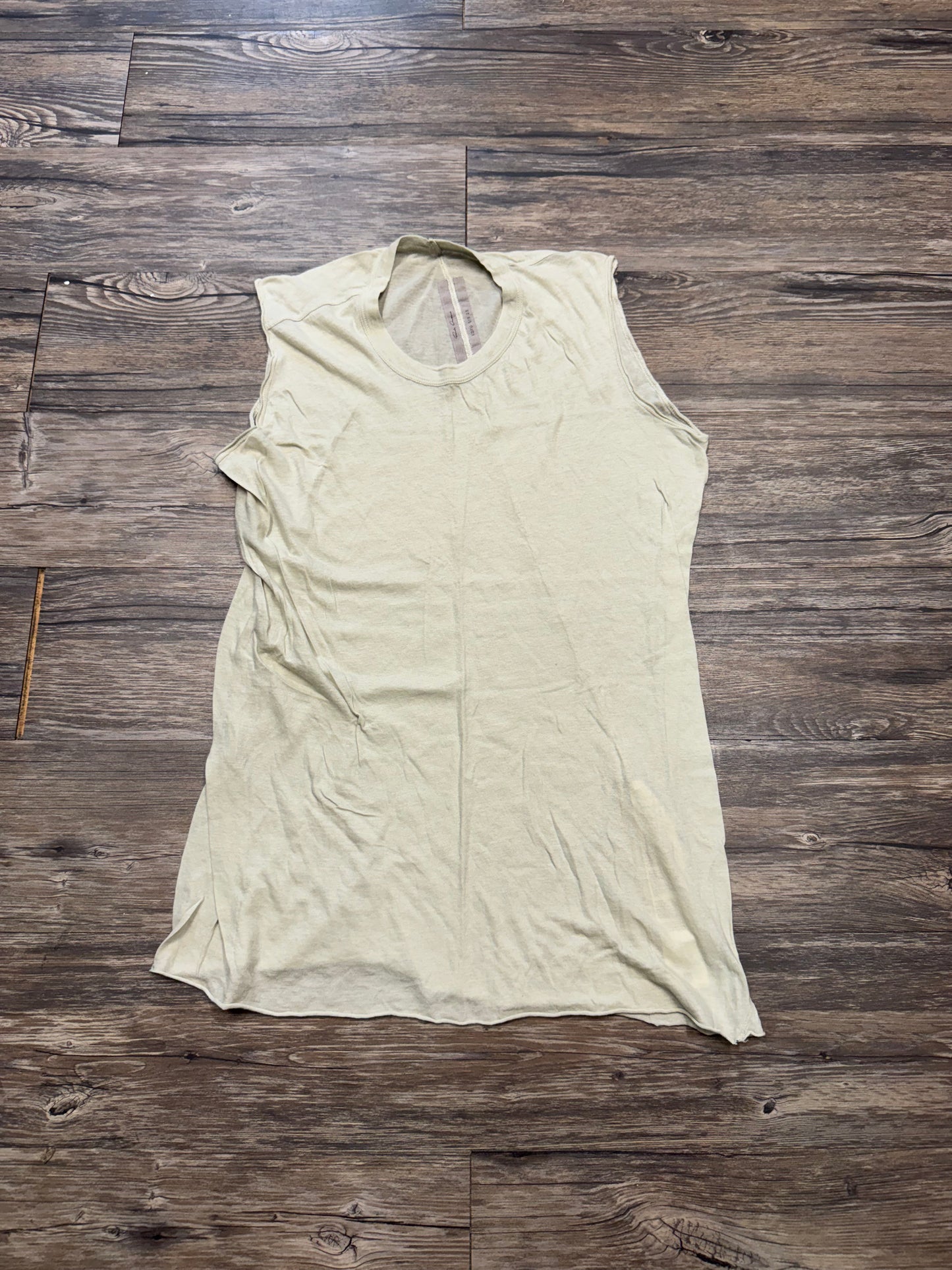 RICK OWENS THIN LAYERED TANK TOP (M)