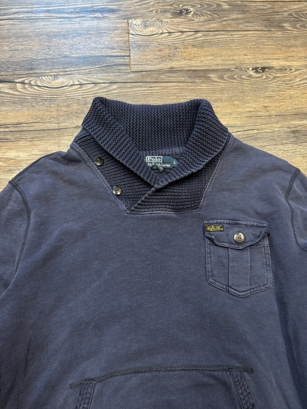 POLO RALPH LAUREN UTILITY POCKET SHAWL (L)
