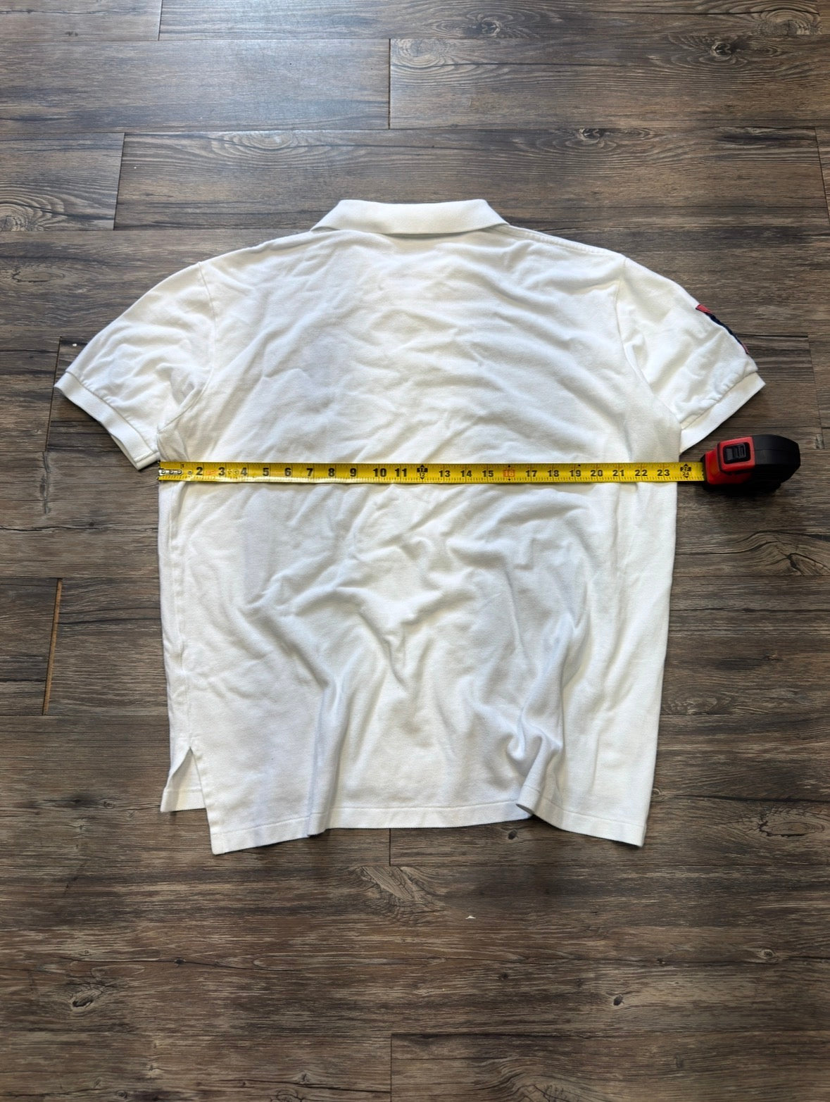 POLO RALPH LAUREN BIG PONY WHITE POLO (XL)