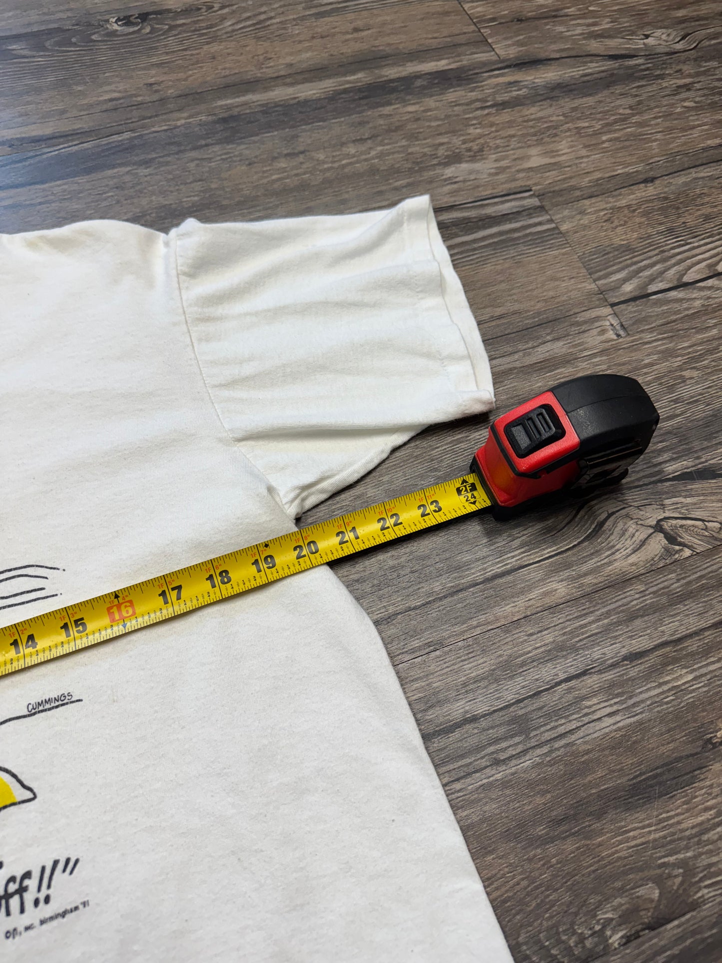VINTAGE 1990 SINGLE STICH "YOU CANT TOUCH IT" T-SHIRT (L)