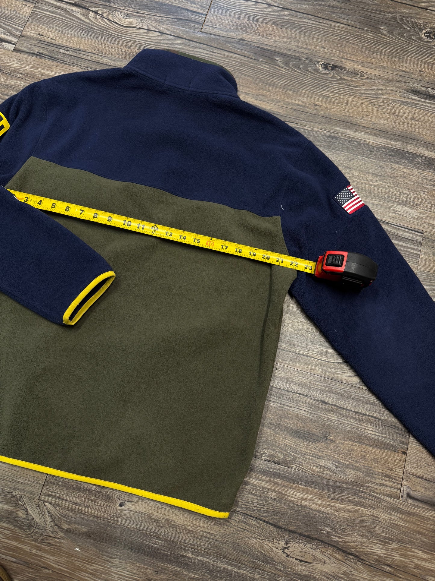 POLO RALPH LAUREN QUARTER SNAP FLEECE (L)