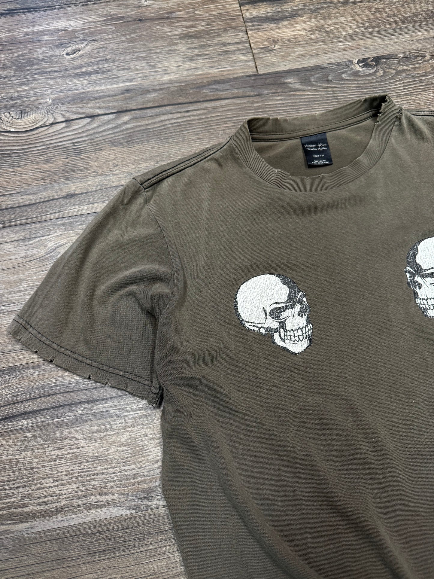 NUMBER (N)INE SS04 THE CLASH DOUBLE SKULL TEE (2)