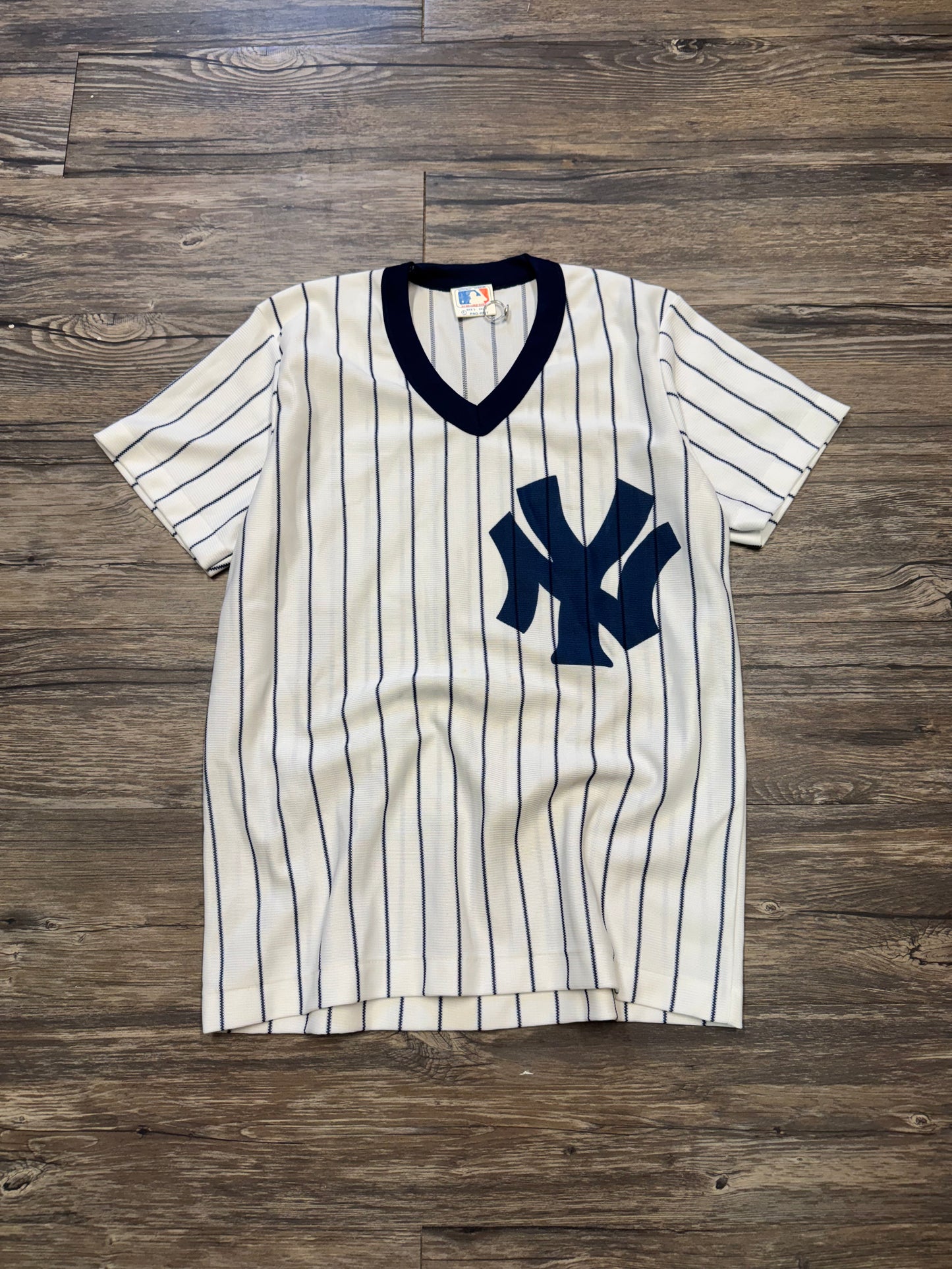 YANKEE 80’s PIN STRIPE MESH TEE (M)