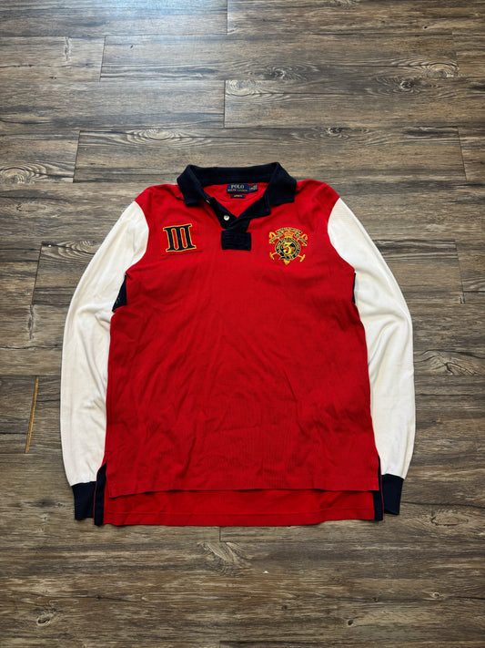POLO RALPH LAUREN SNOW CHALLENGE CUP RUGBY POLO (L)