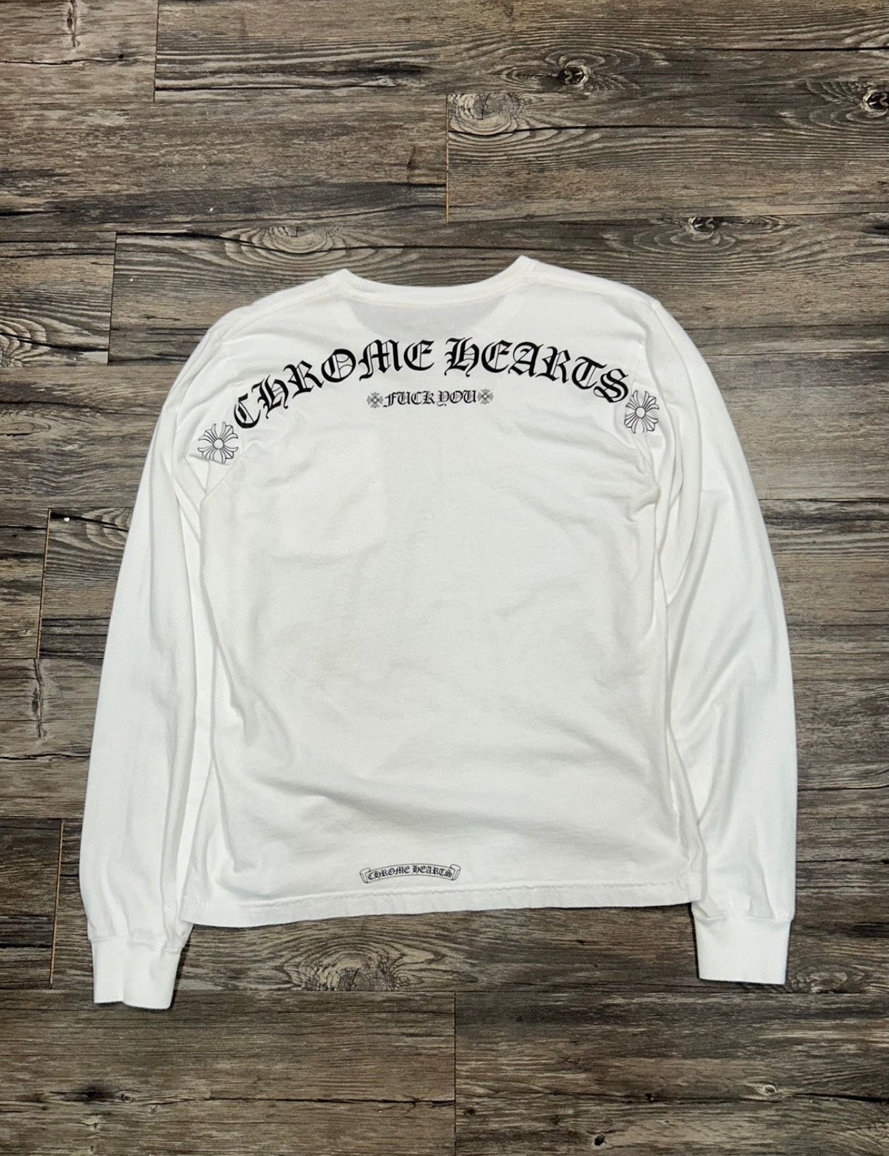 CHROME HEARTS F*CK YOU LONG SLEEVE SHIRT (MEDIUM)