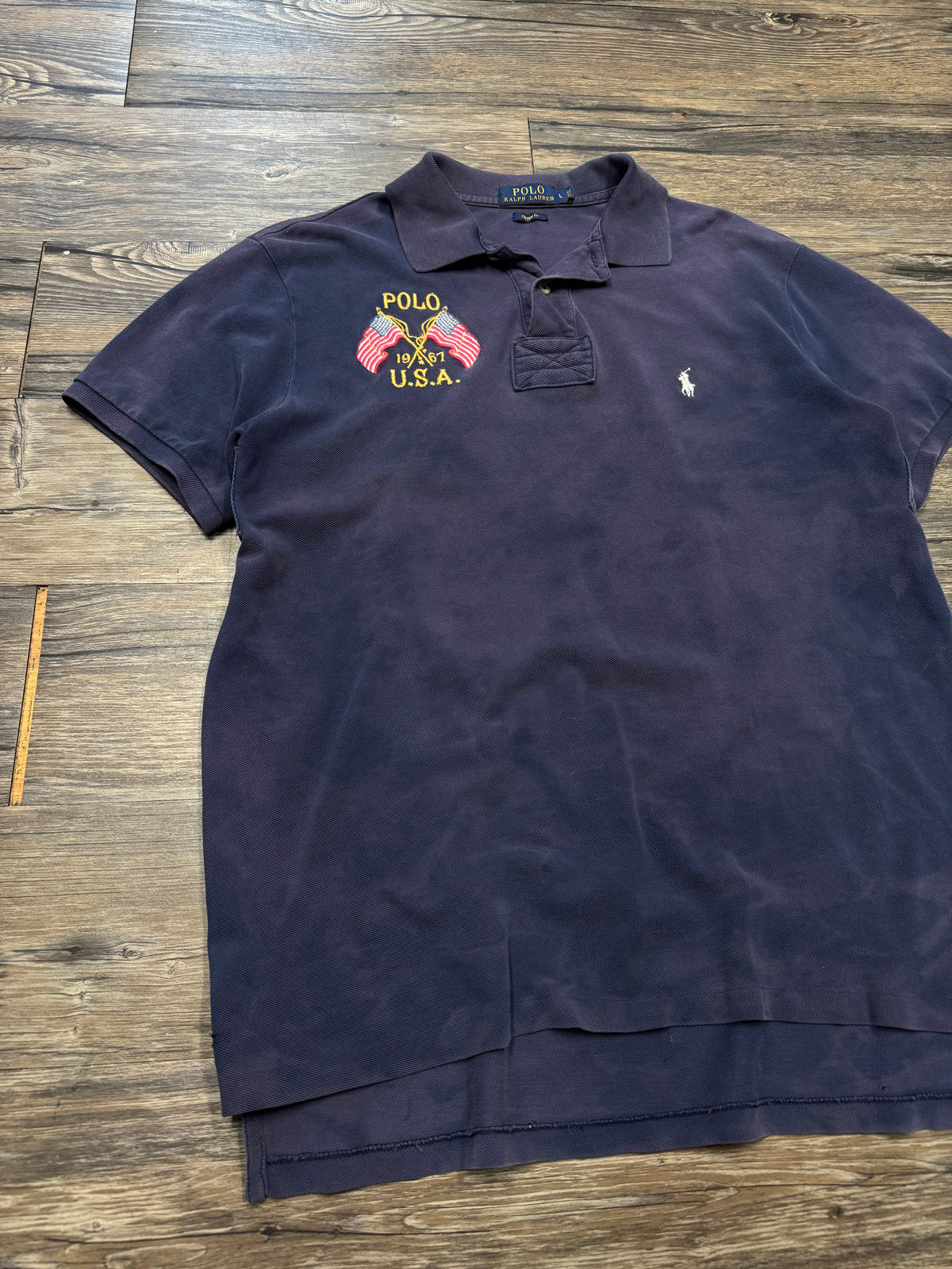 POLO RALPH LAUREN USA FLAG POLO (L)
