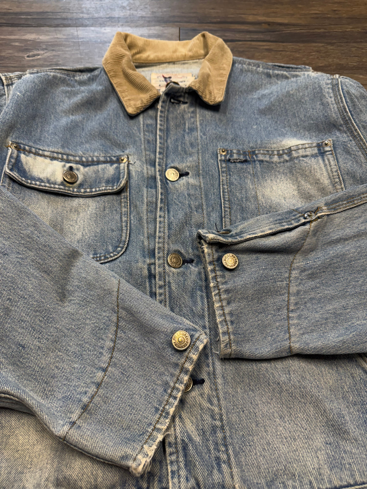 POLO RALPH LAUREN NATIVE AMERICAN DENIM JACKET (S)