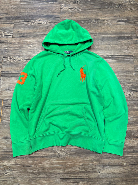 POLO RALPH LAUREN BIG HORSE HOODIE (L)