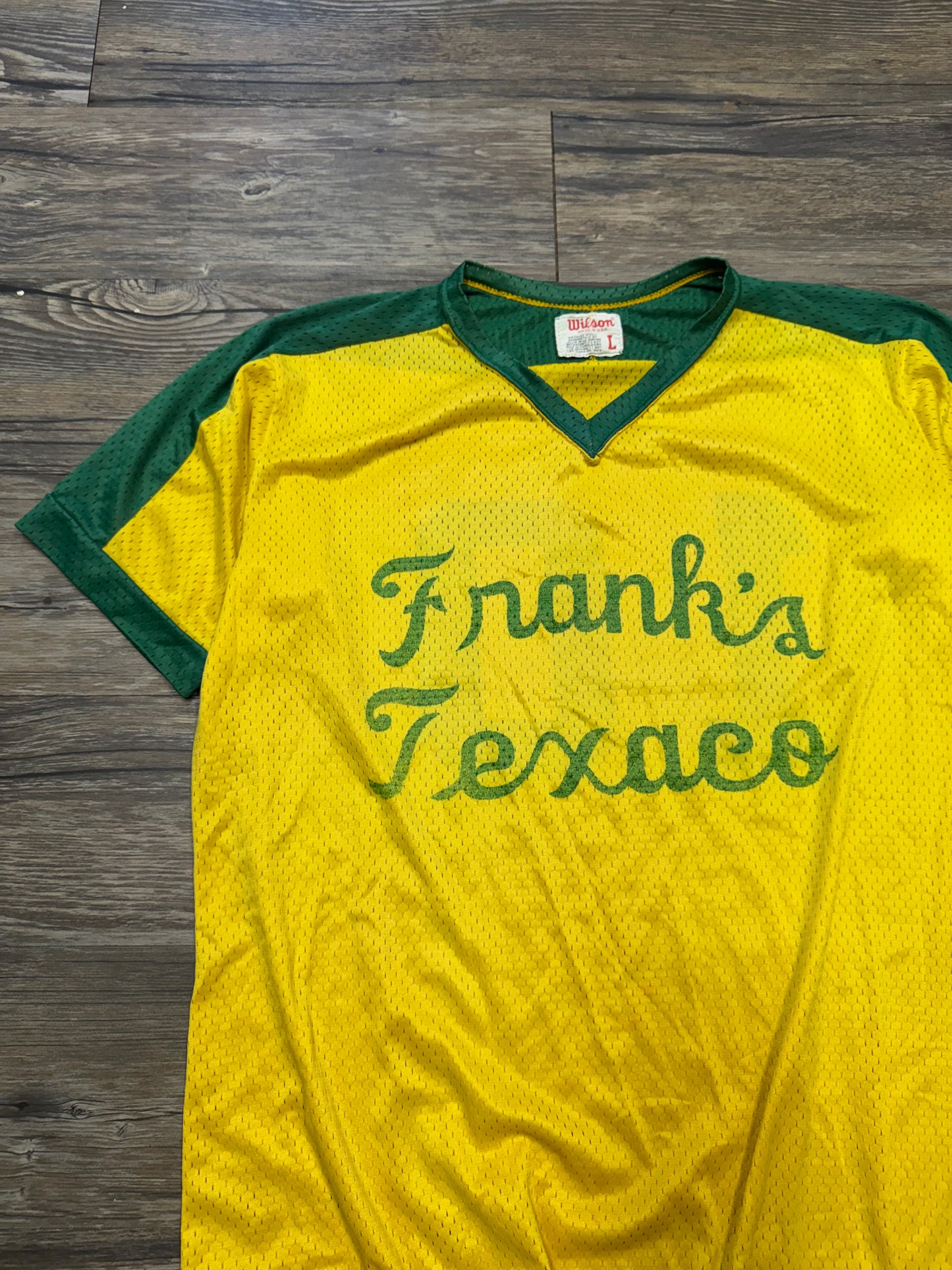 80’s FRANKS TEXACO WILSON JERSEY SHIRT (L)
