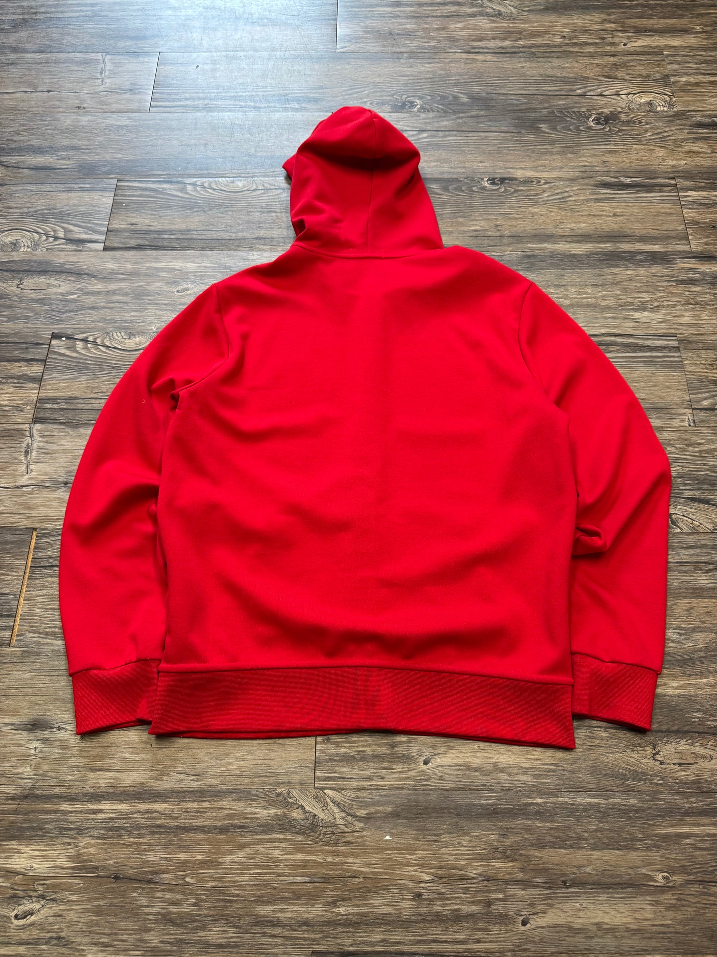 POLO RALPH LAUREN RED ZIP UP SWEATSHIRT (L)