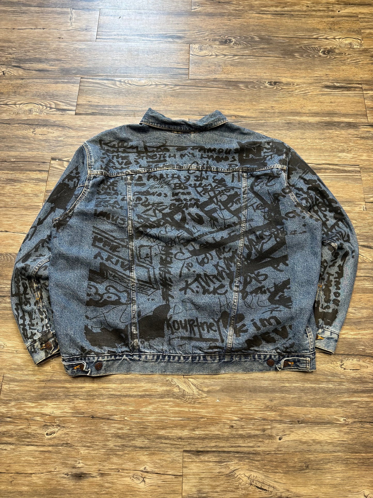 KANYE WEST X LEVI'S VINTAGE NOTEBOOK PLAID LINED DENIM JACKET (XL)