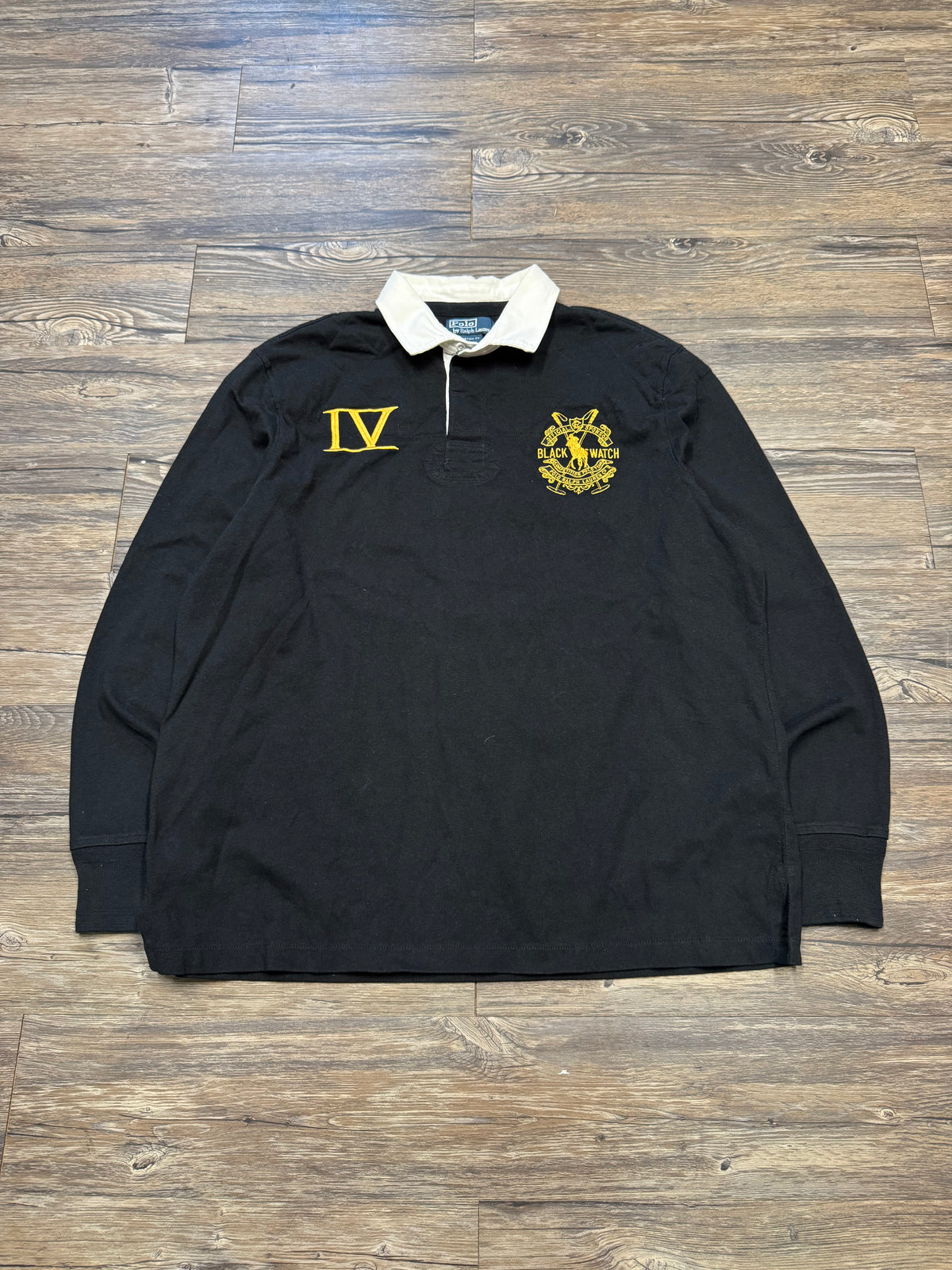 POLO RALPH LAUREN BLACKWATCH RUBGY POLO (XXL)
