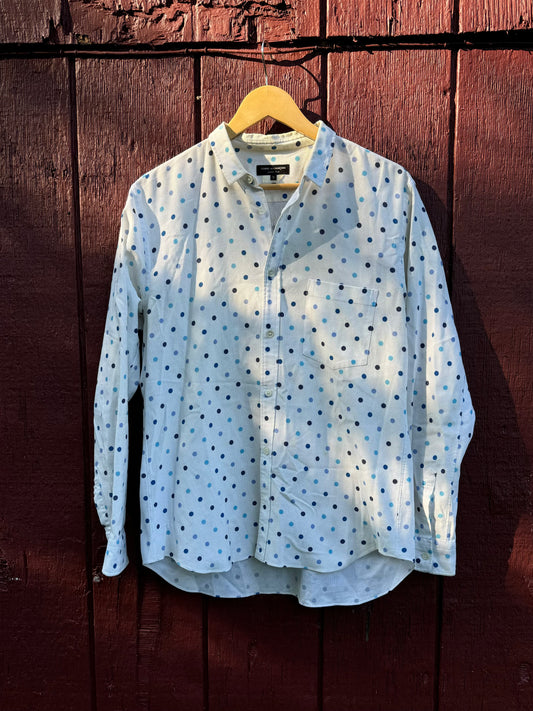 COMMES DES GARÇONS POLKA DOT BUTTON UP (M)