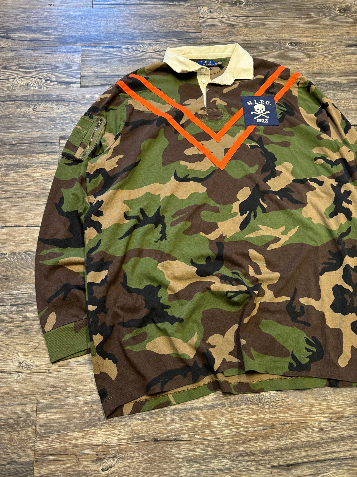 POLO RALPH LAUREN CAMOFLAUGE POLO (XXL)