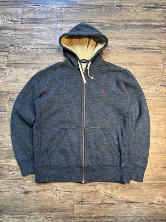 POLO RALPH LAUREN ZIP-UP HOODIE (M)