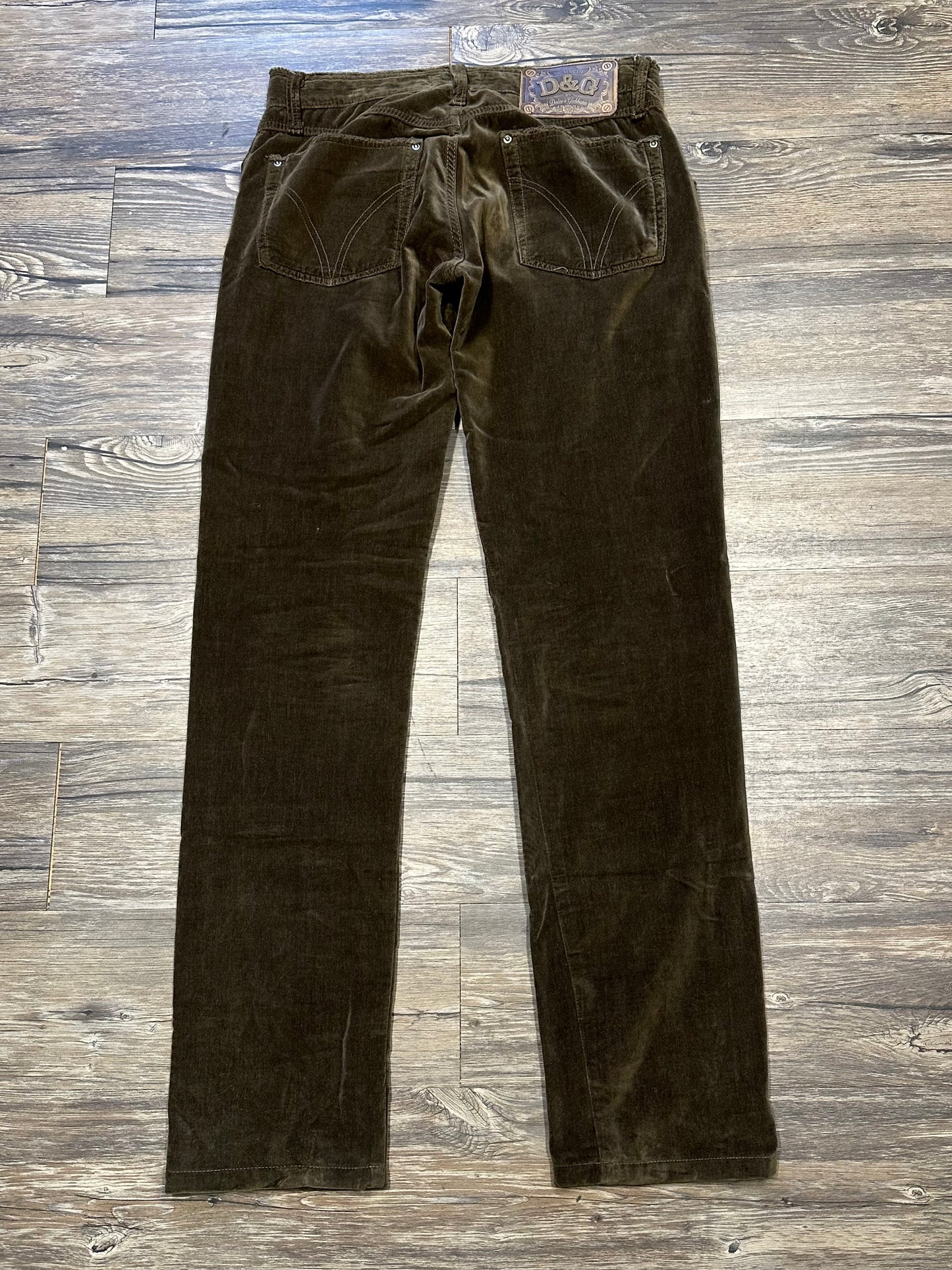 DOLCE AND GABBANA CORDUROY PANTS (29)