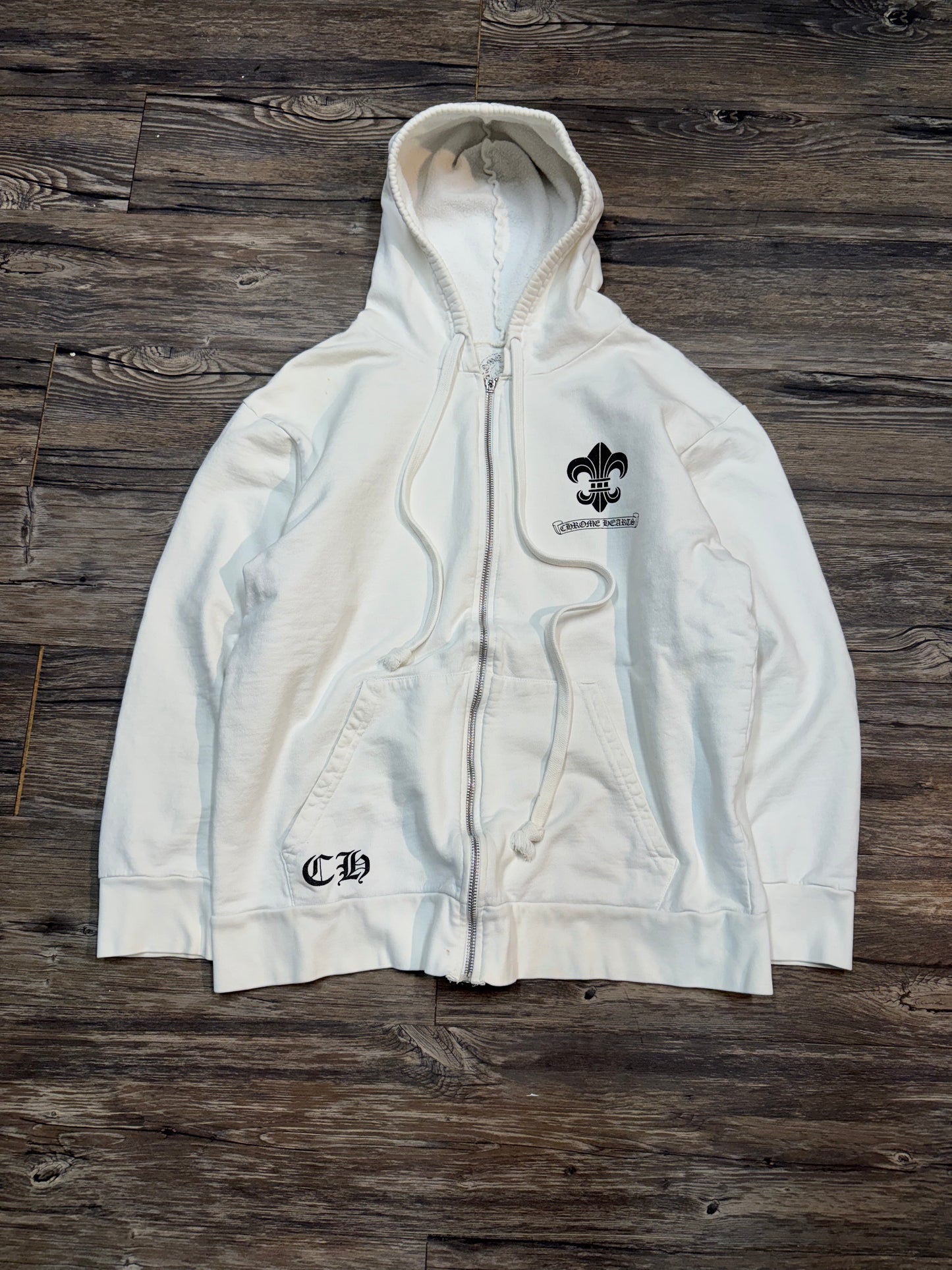CHROME HEARTS ZIP-UP HOODIE (XL)