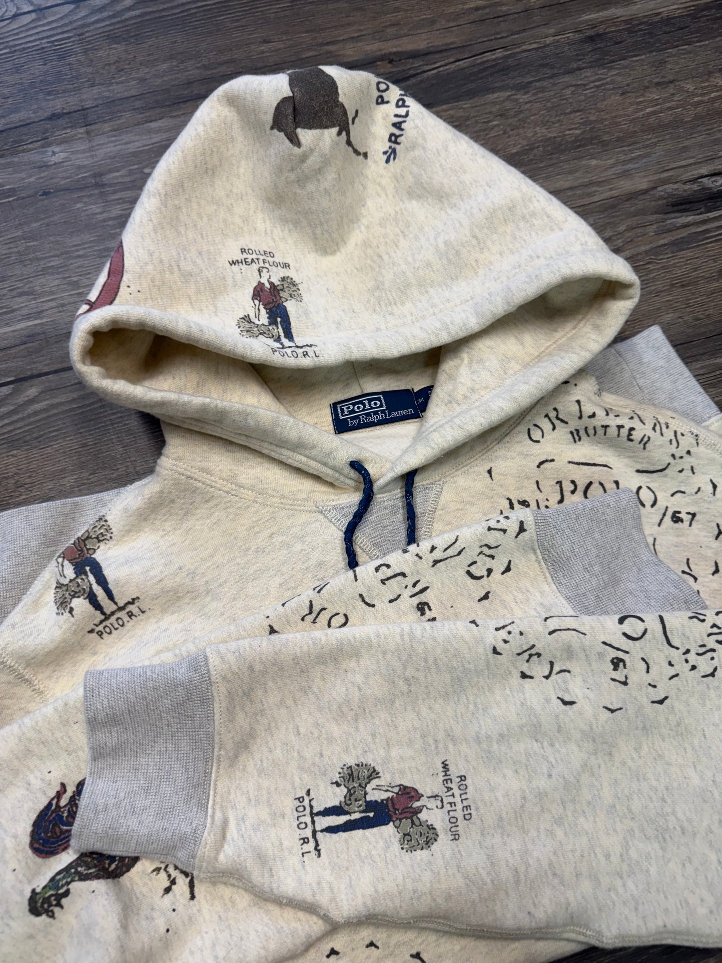 POLO RALPH LAUREN FARM SKETCHES HOODIE (M)