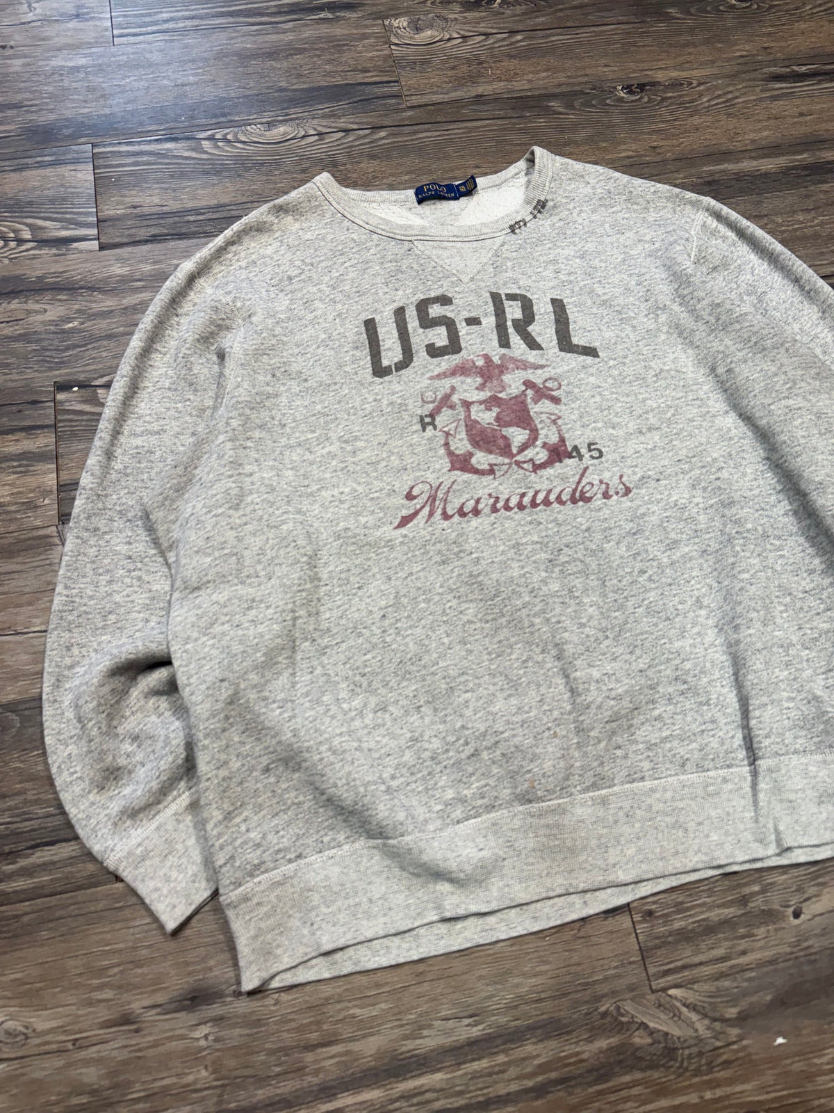 POLO RALPH LAUREN USRL LOGO CREWNECK (XXL)