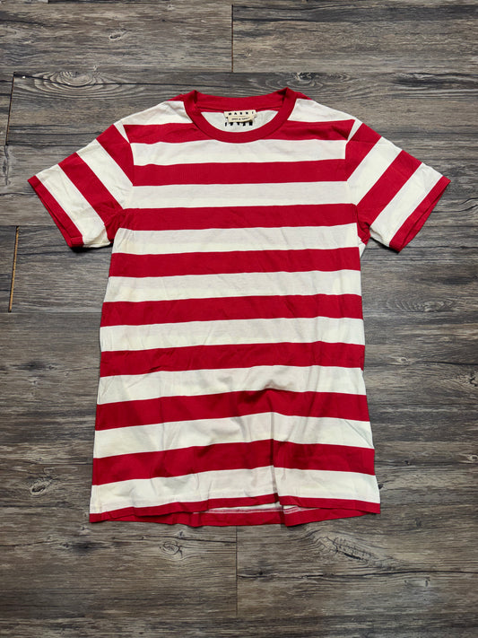 MARNI RED STRIPED TEE (M)