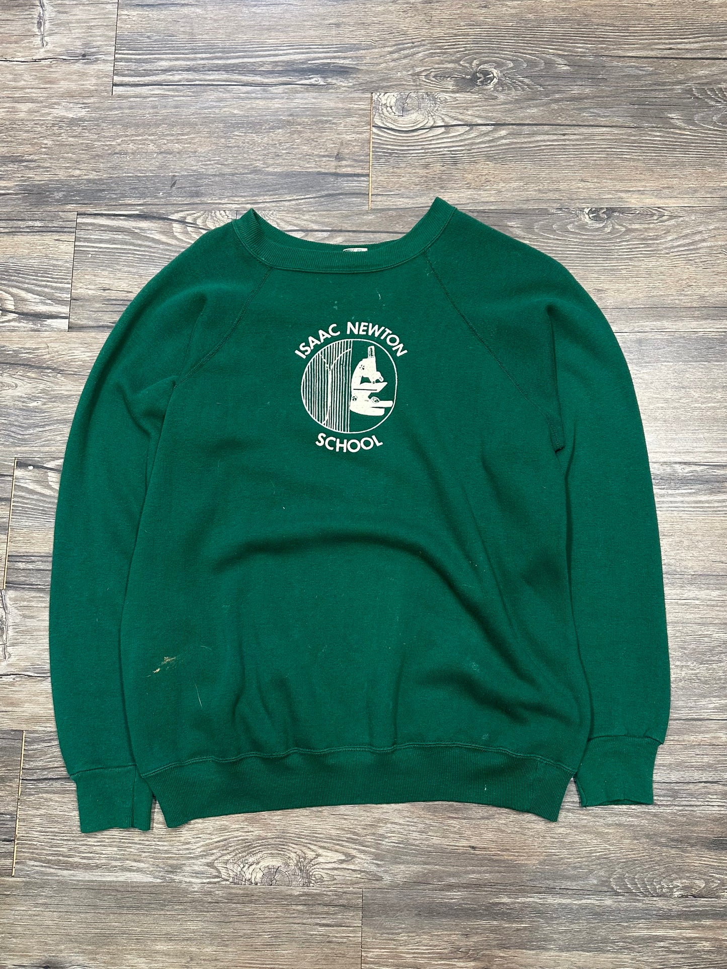 VINTAGE ISSAC NEWTON SCHOOL CREWNECK (LARGE)