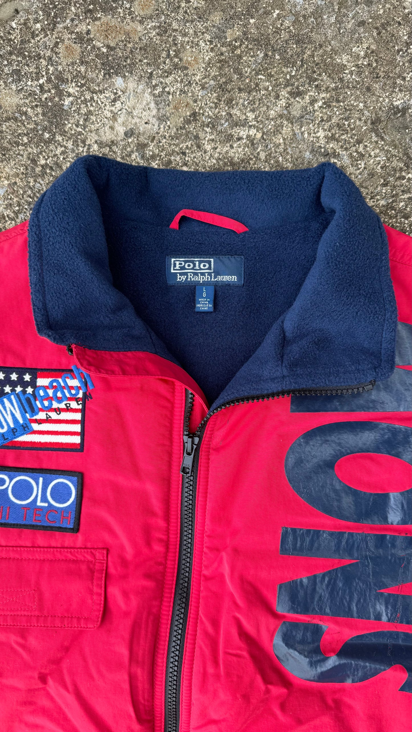 POLO RALPH LAUREN SNOW BEACH VEST (L)