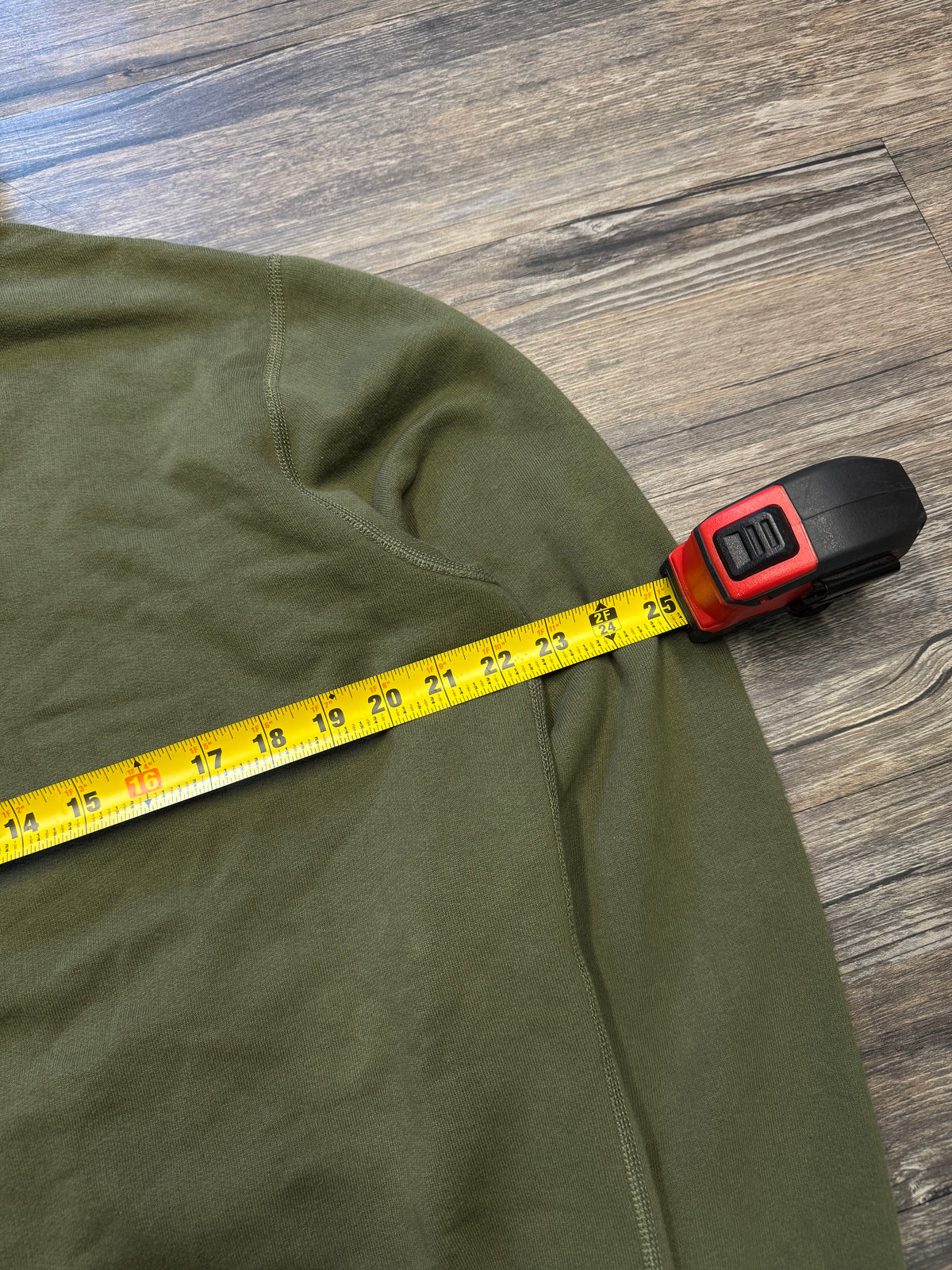 POLO RALPH LAUREN MILITARY GREEN HOODIE (L)