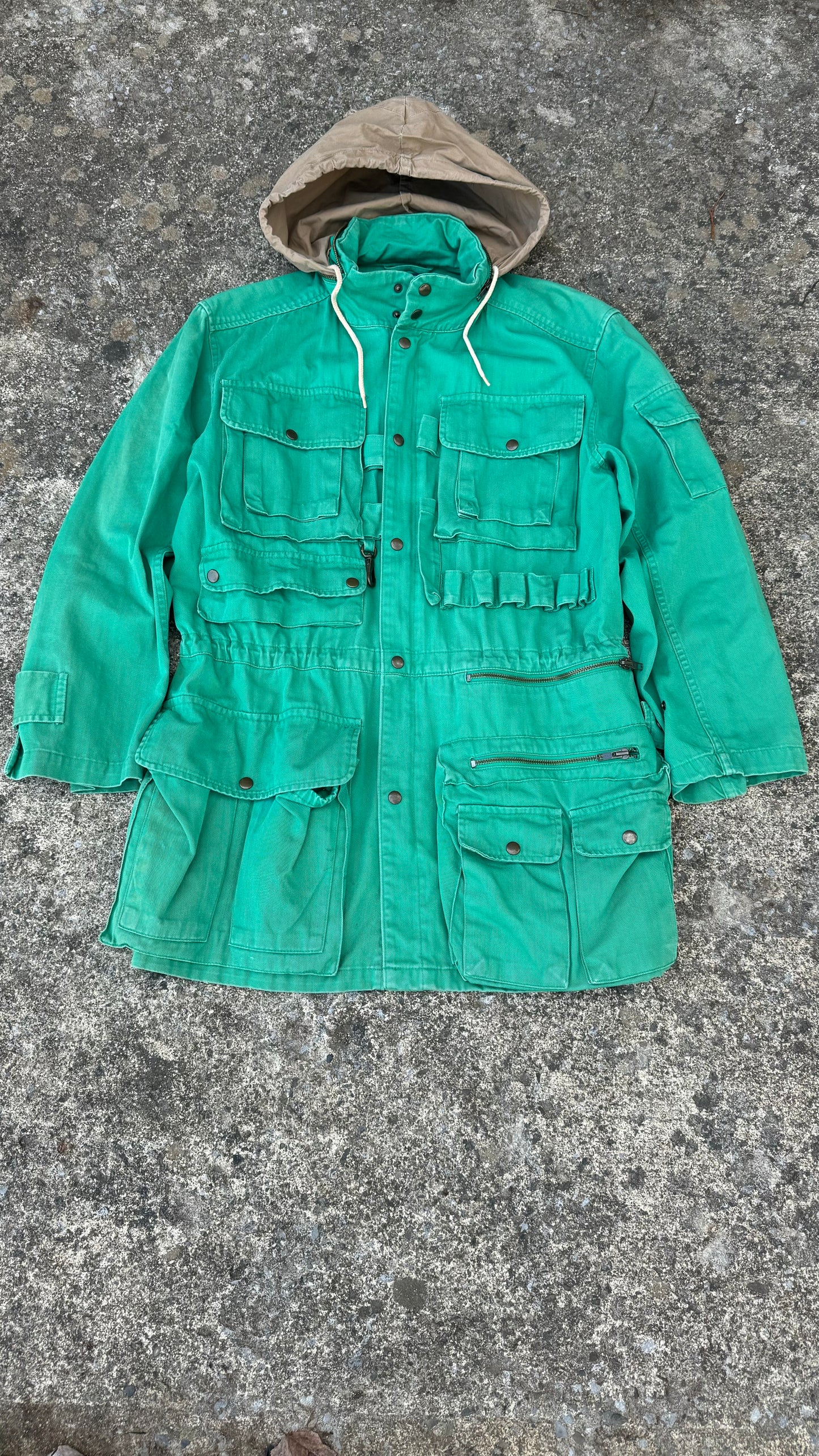 POLO RALPH LAUREN HOODED HUNTING JACKET (M)