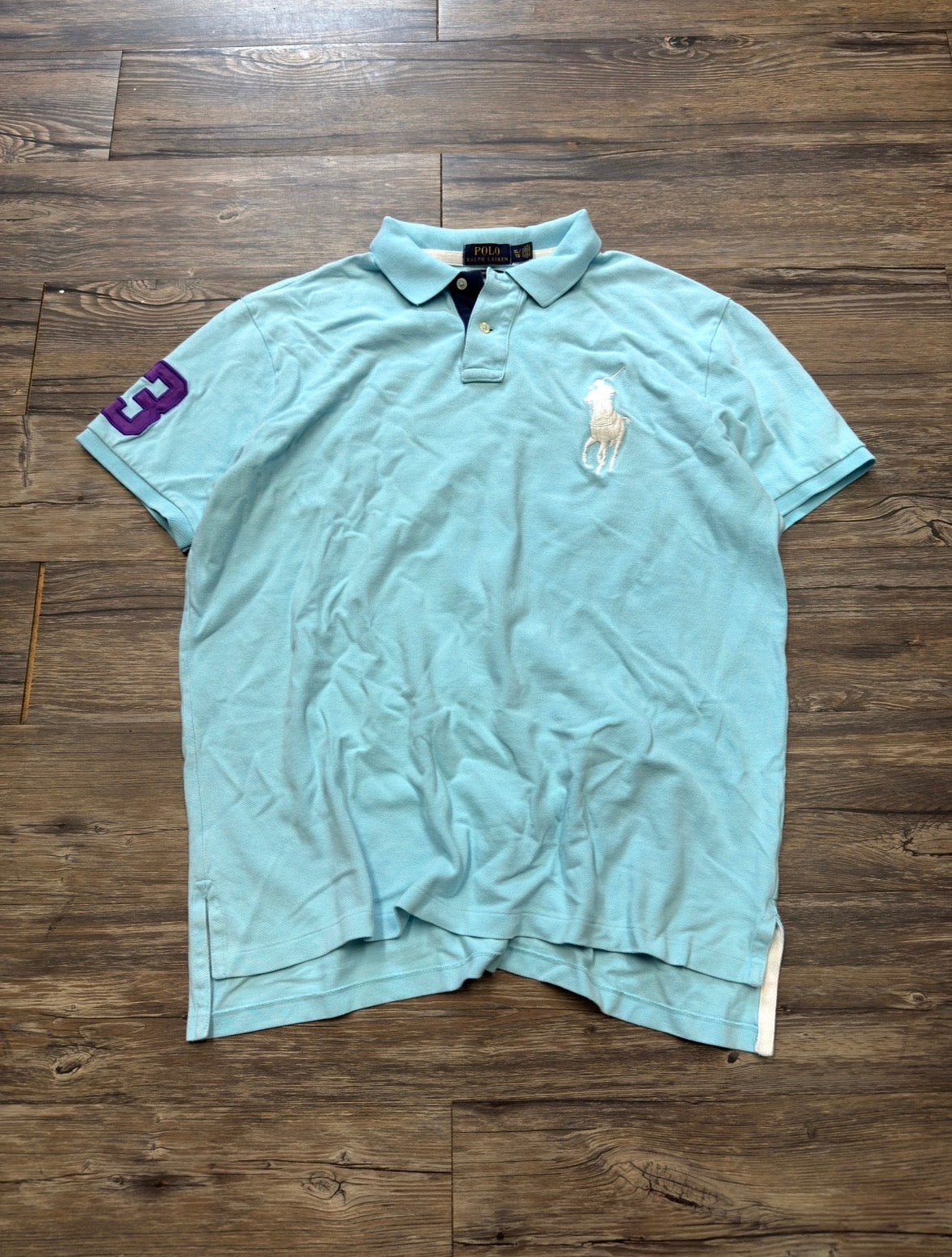 POLO RALPH LAUREN BIG PONY AQUAMARINE POLO (XL)