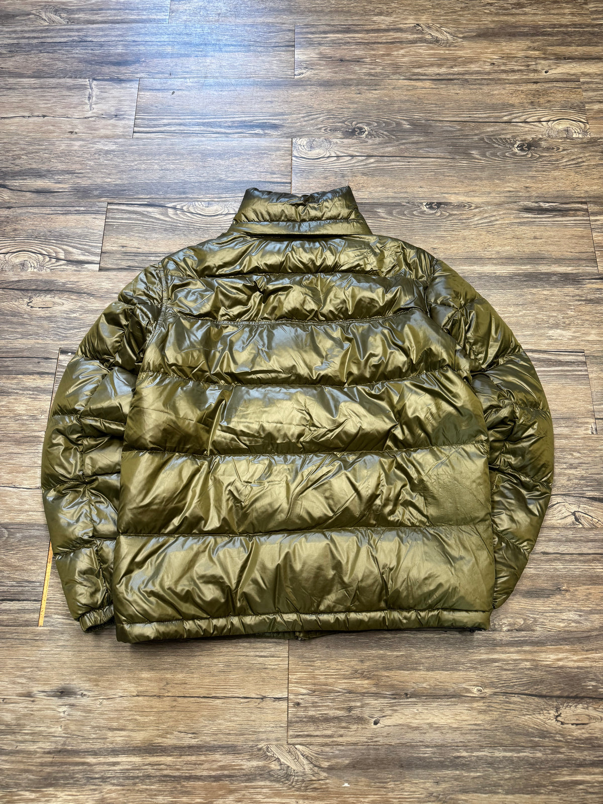 POLO RALPH LAUREN MILITARY GREEN PUFFER JACKET (M)
