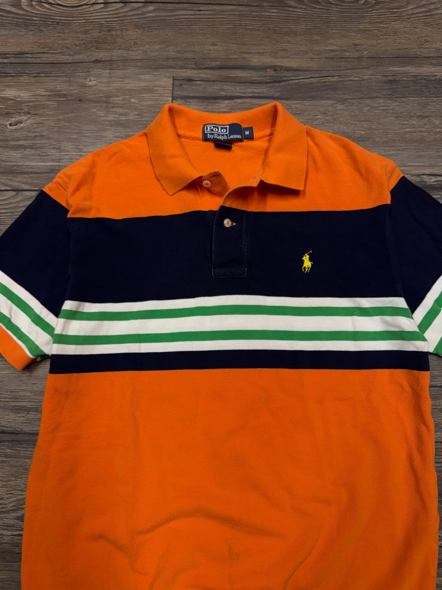 RALPH LAUREN STRIPED POLO (M)