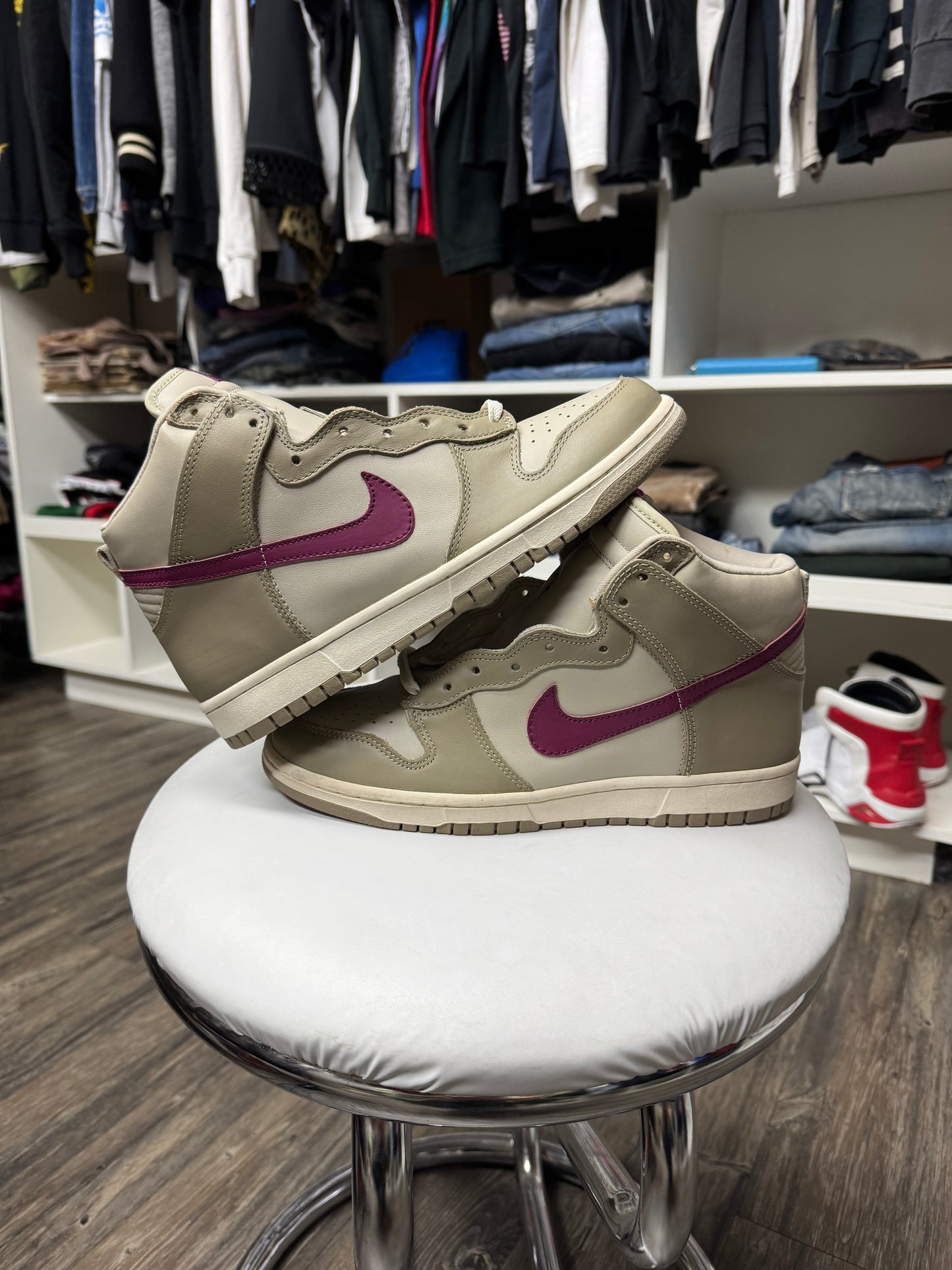 2003 RASPBERRY CREAM DUNK HI’s (9.5M)