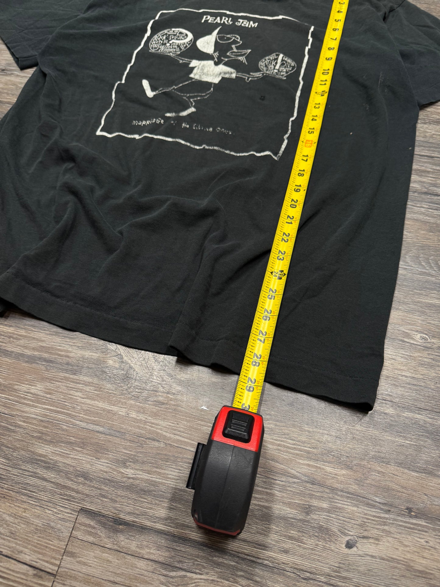 PEARL JAM 1993 BOUNDLESS AMES FADED T-SHIRT (XL)