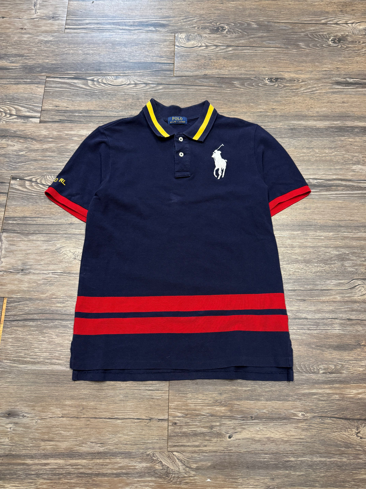 POLO RALPH LAUREN
DUAL STRIPE BIG PONY POLO (M)
