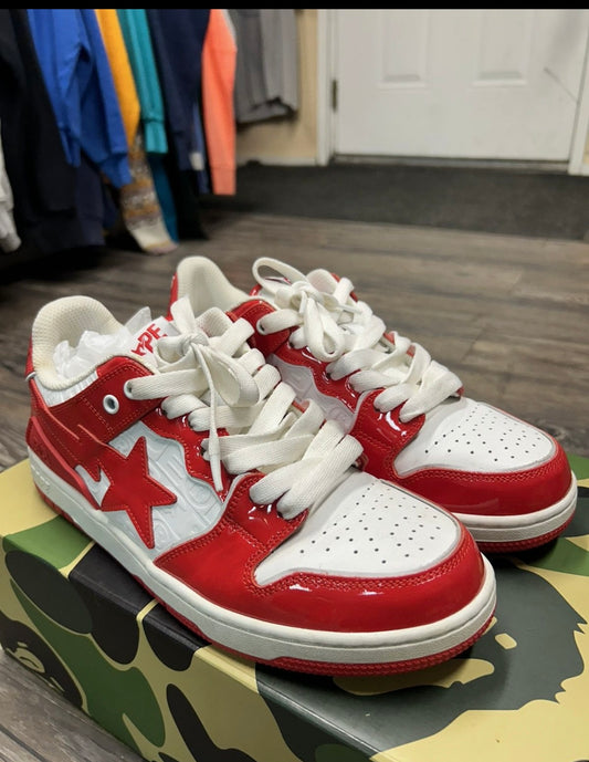 BAPESTA SK8 STA SNEAKERS (M 9)