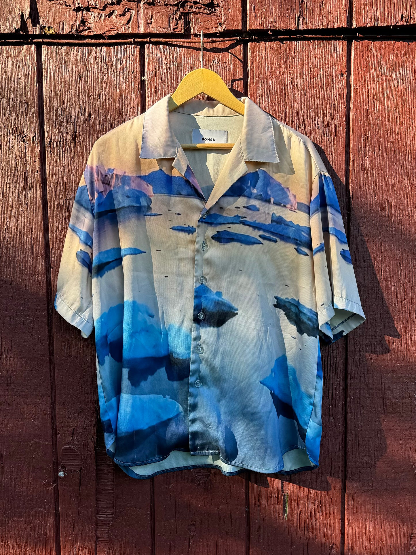 BONSAI GRAPHIC SILK POLO (L)
