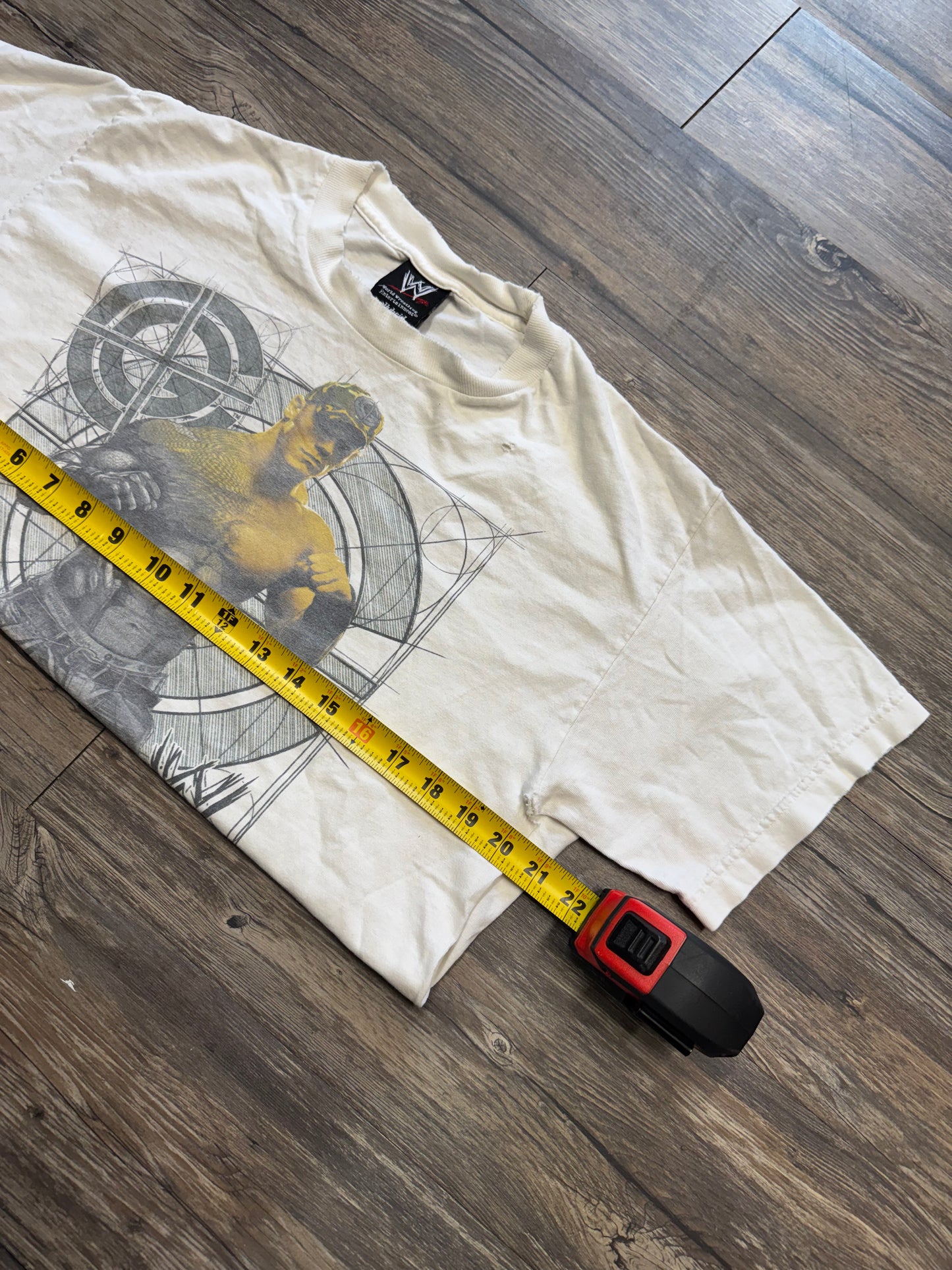 JOHN CENA 2000s DISTRESSED WWE PROMO T-SHIRT (M)