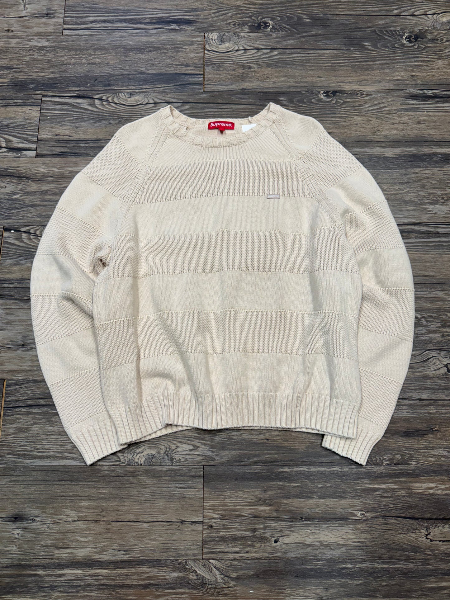 SUPREME TWO TONE KNIT LONG SLEEVE (L)