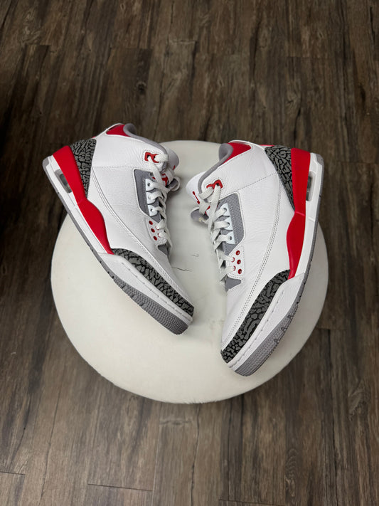 NIKE AIR JORDAN 3 RETRO ‘FIRE RED’ (10.5)