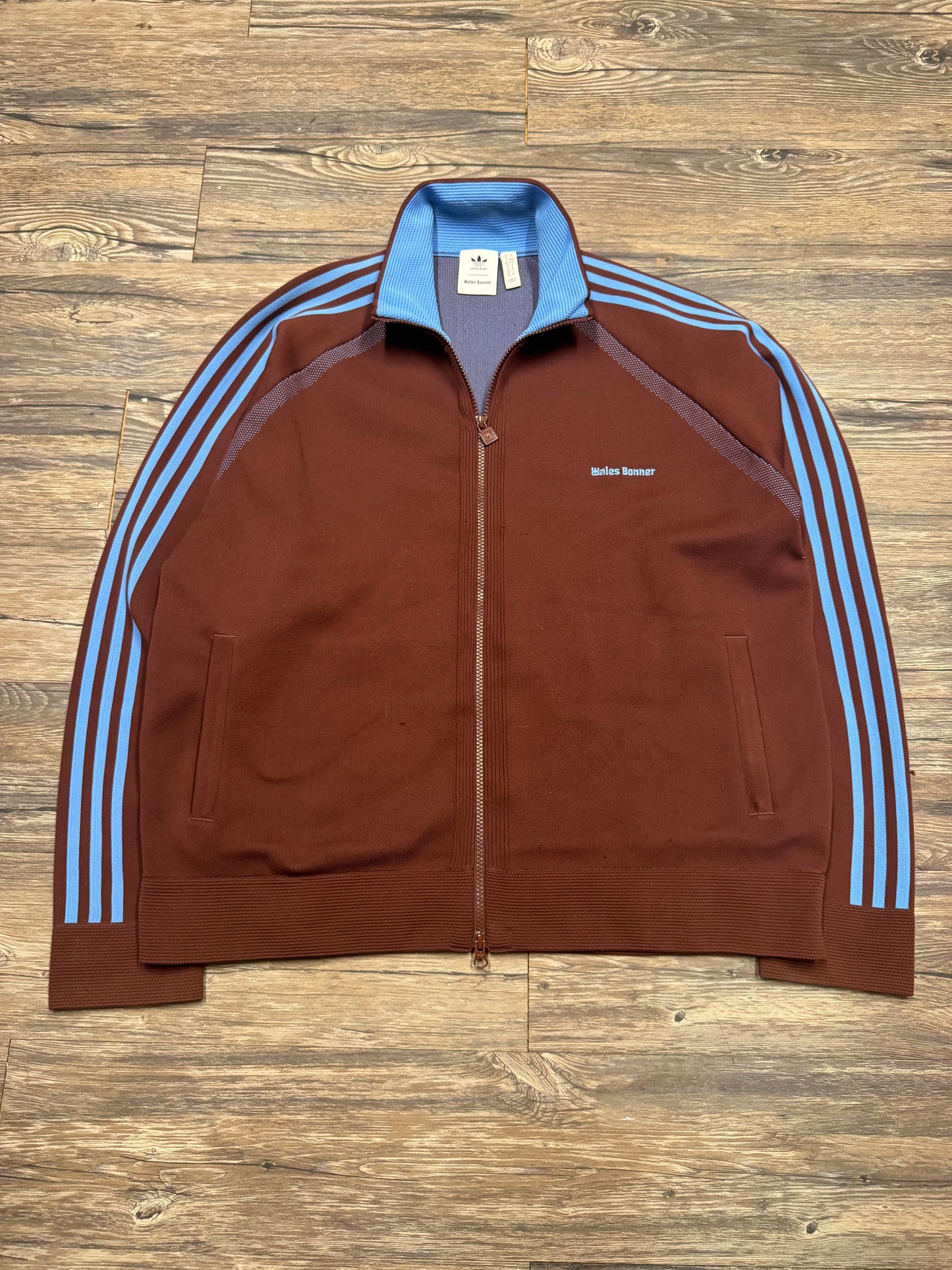WALES BONNER MULTI COLOR ZIP-UP TRACK JACKET (LARGE)