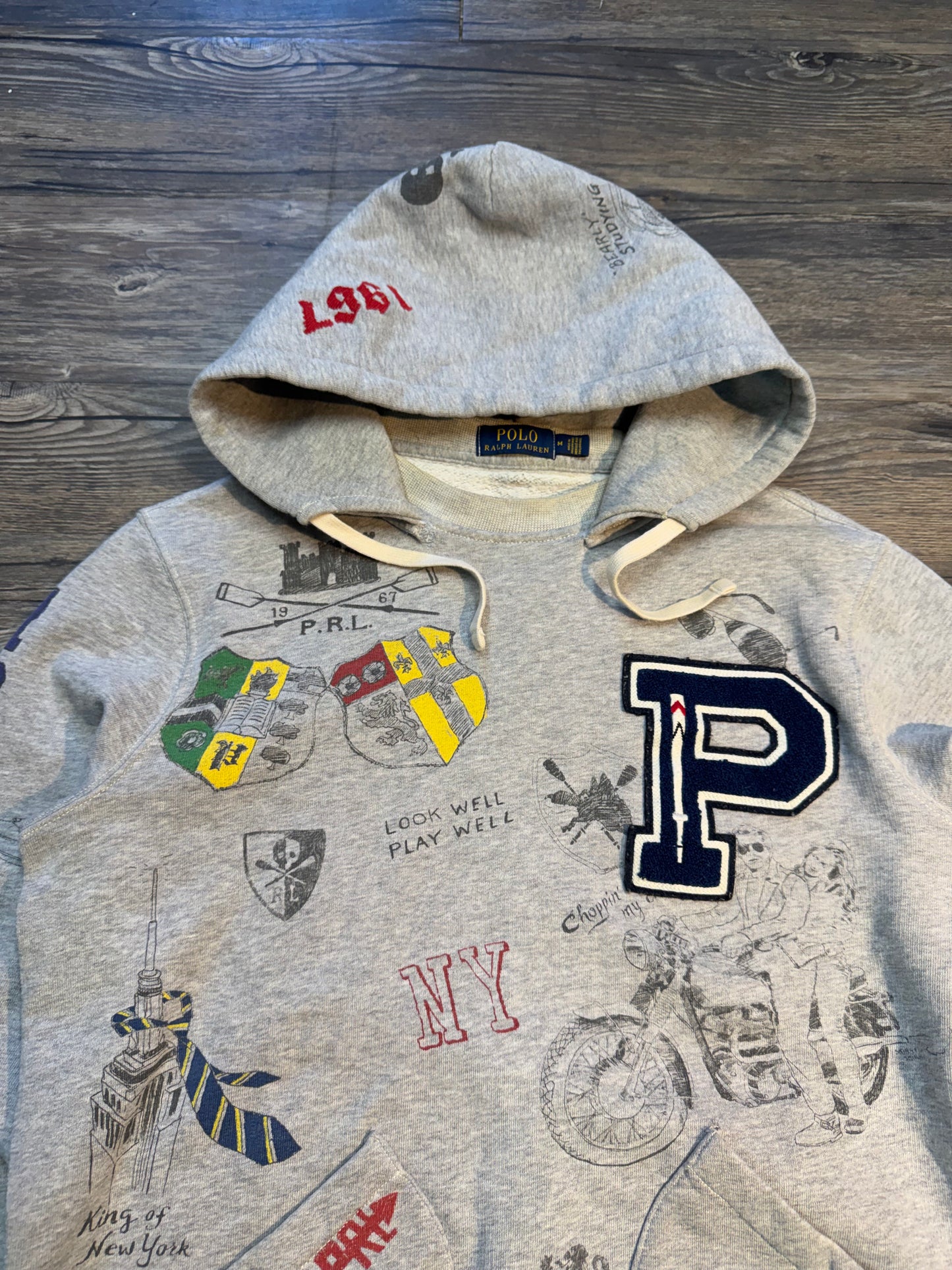 POLO RALPH LAUREN SENIOR CORDS HOODIE (M)